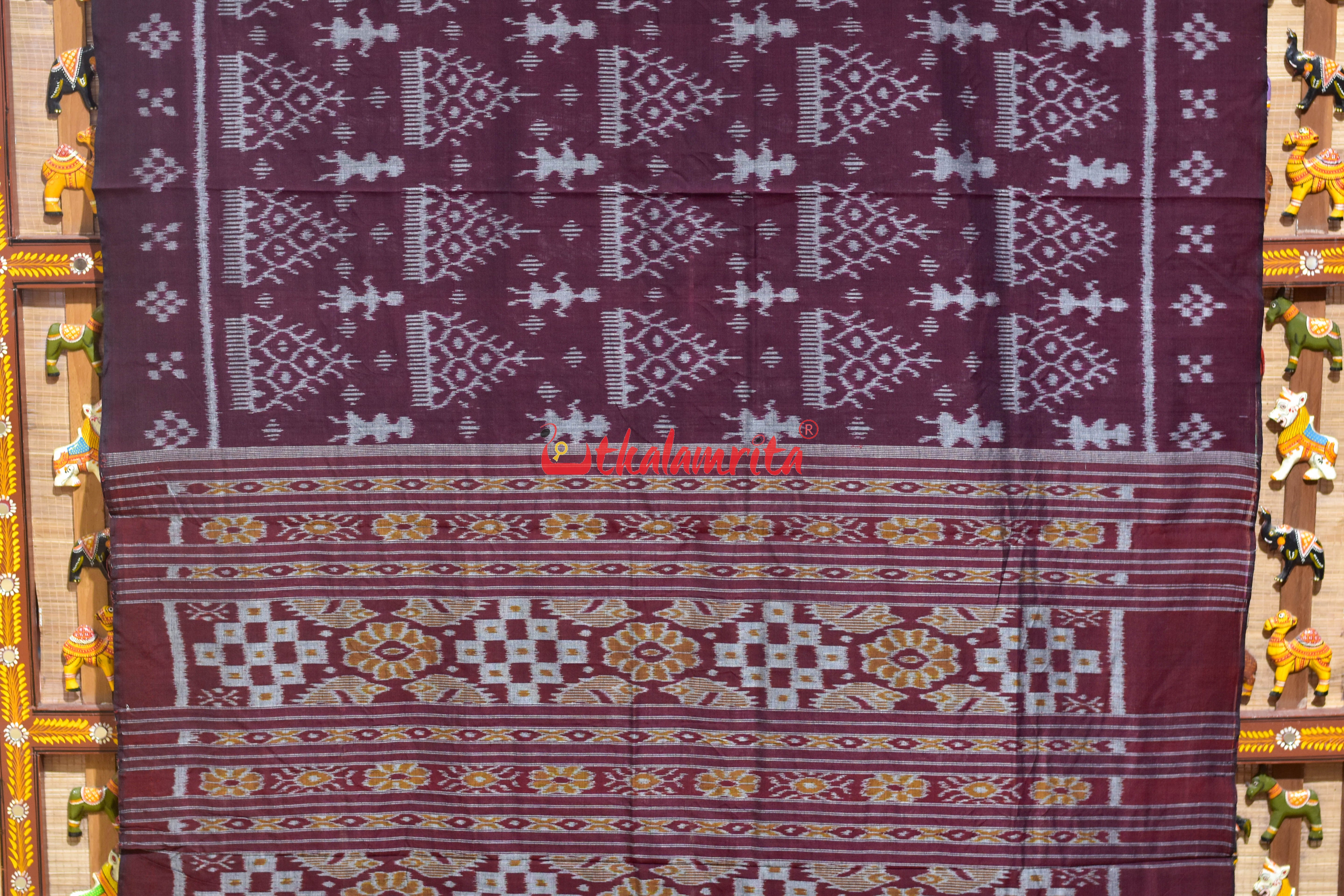 Coffee Tribals and Chita Khandua Cotton Saree