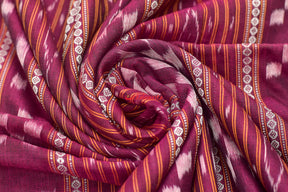 Dark Magenta Pasapali Ikat (Fabric)