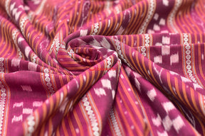 Dark Magenta Pasapali Ikat (Fabric)