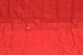 45 Kuthi Red Green Sambalpuri Pasapali Silk Saree