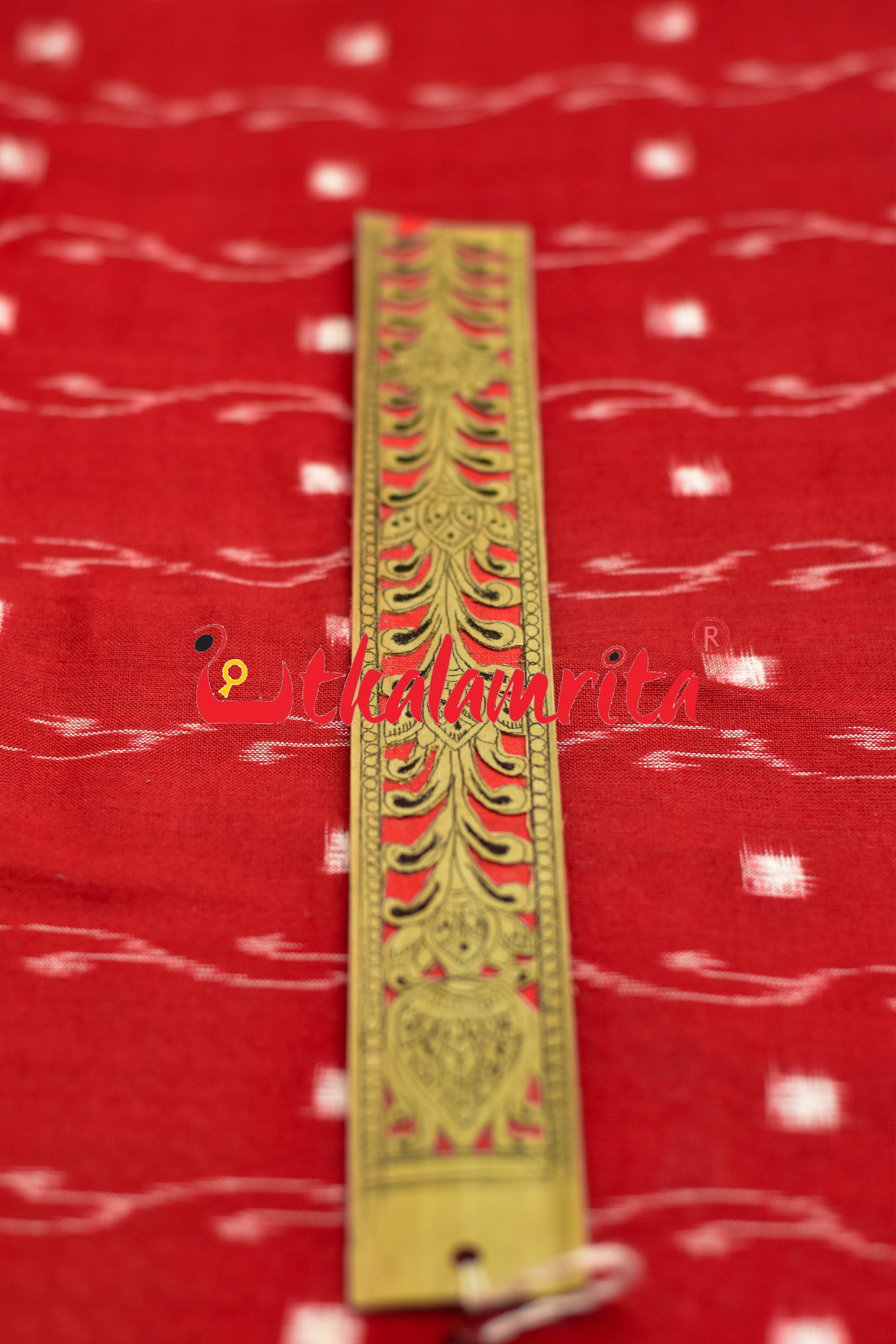Orange Jharana Flower (Talapatra Bookmark)