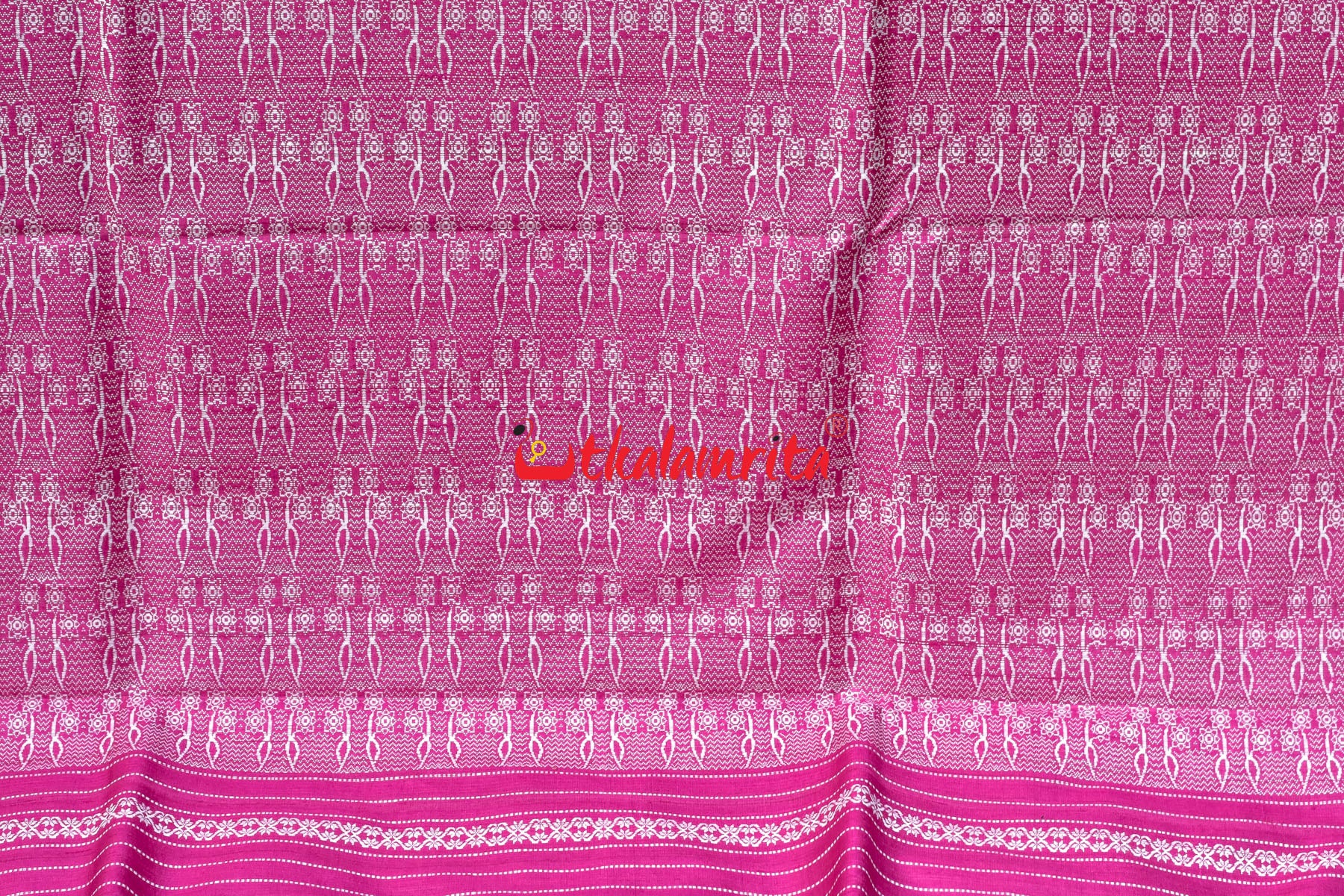 Pink Jodi Phula Gopalpur Tussar Silk Saree