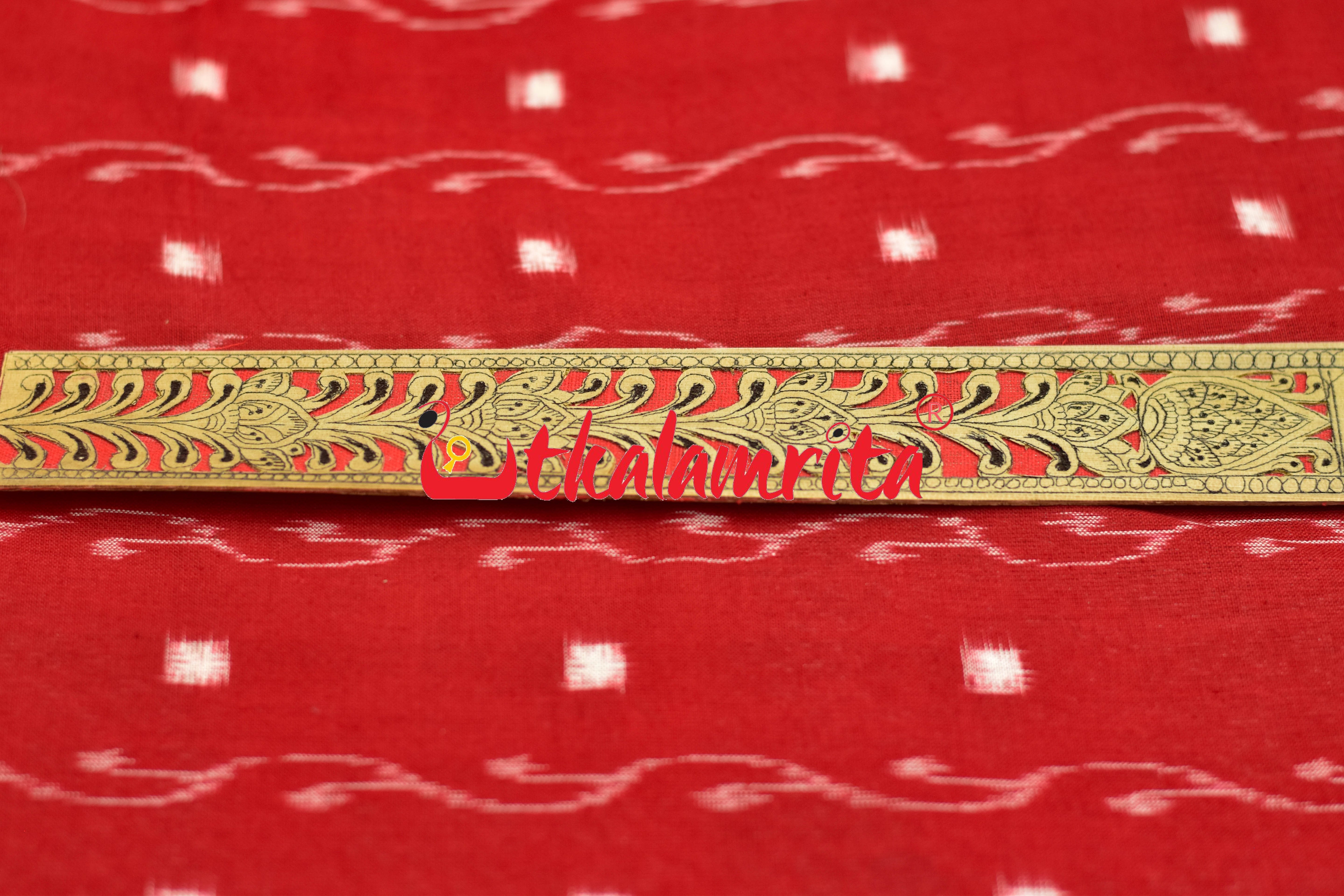 Orange Jharana Flower (Talapatra Bookmark)