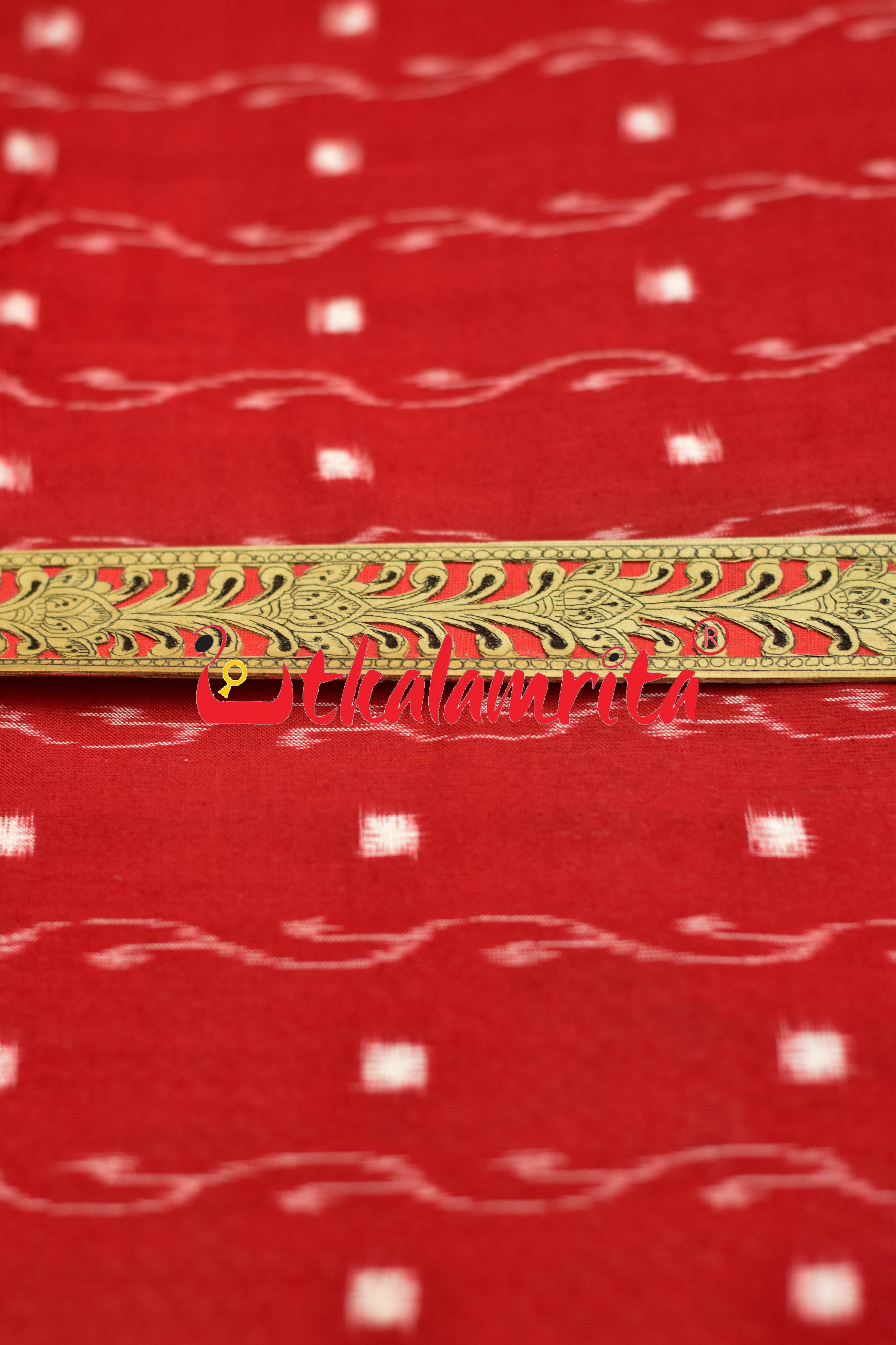 Orange Jharana Flower (Talapatra Bookmark)
