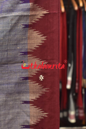 Violet Tussar Kotpad Saree