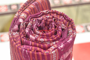 Dark Magenta Pasapali Ikat (Fabric)