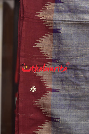 Violet Tussar Kotpad Saree