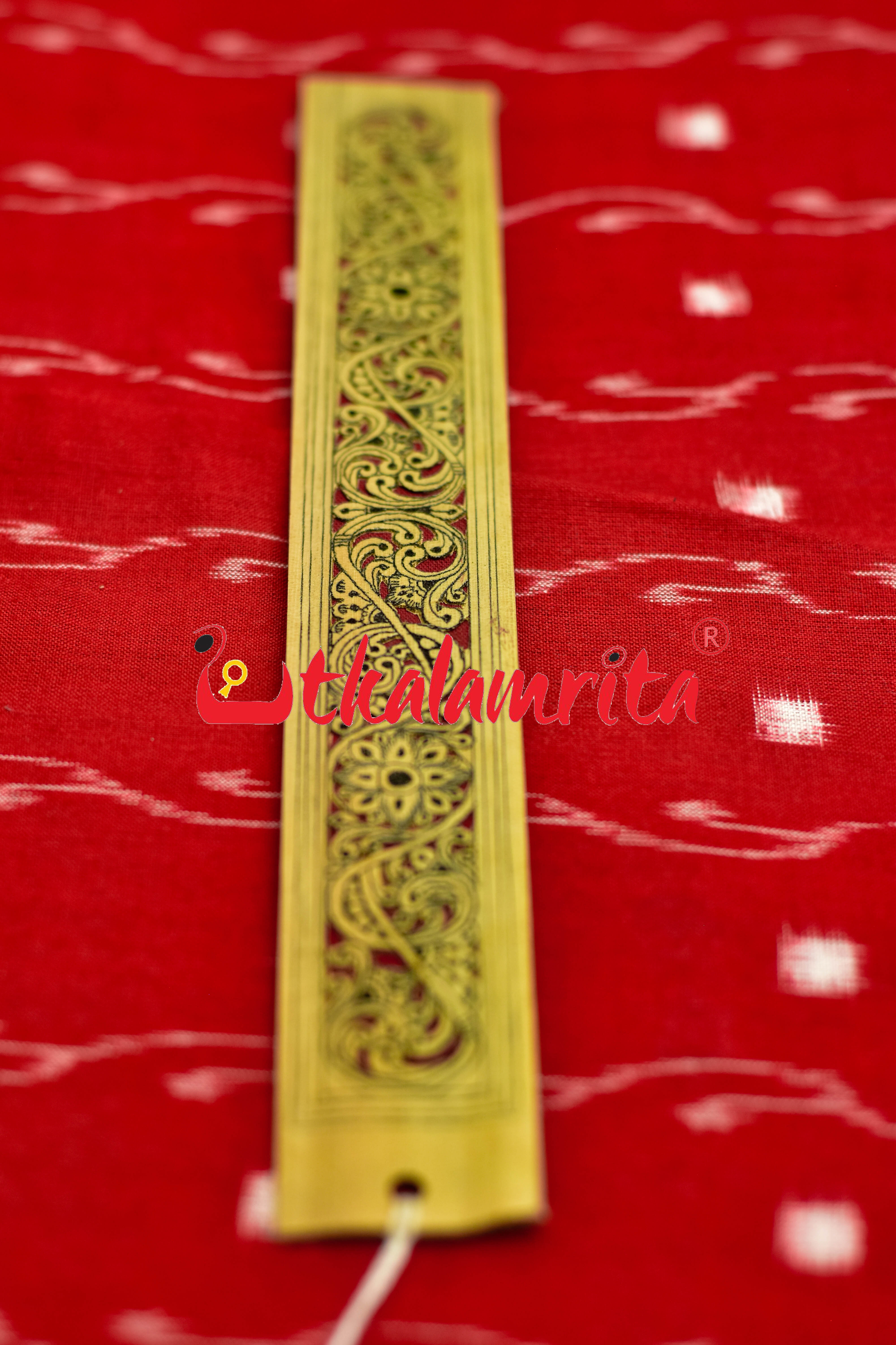 Maroon Fown Flower (Talapatra Bookmark)