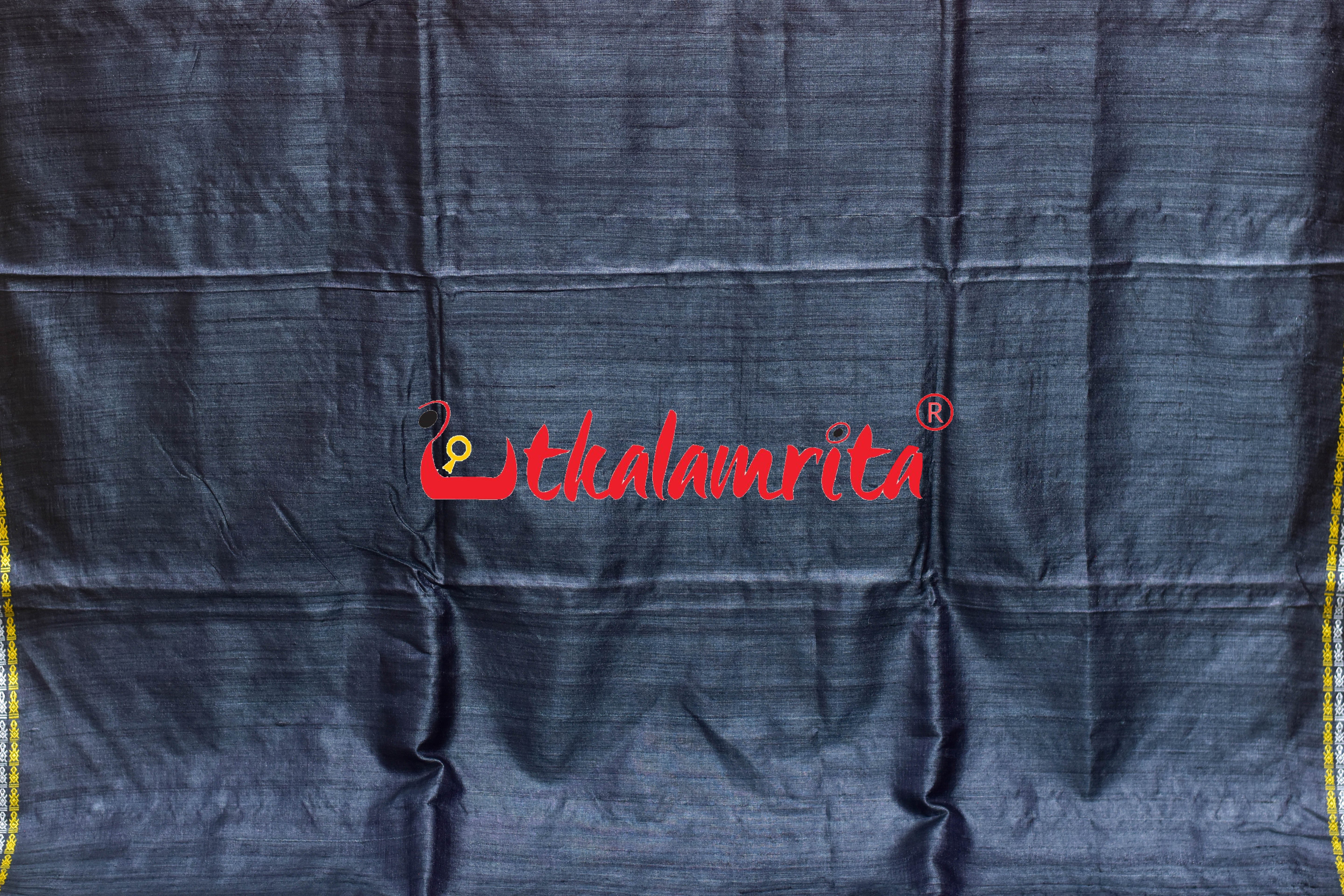 Red Black Dolabedi Gopalpur Tussar Silk Saree