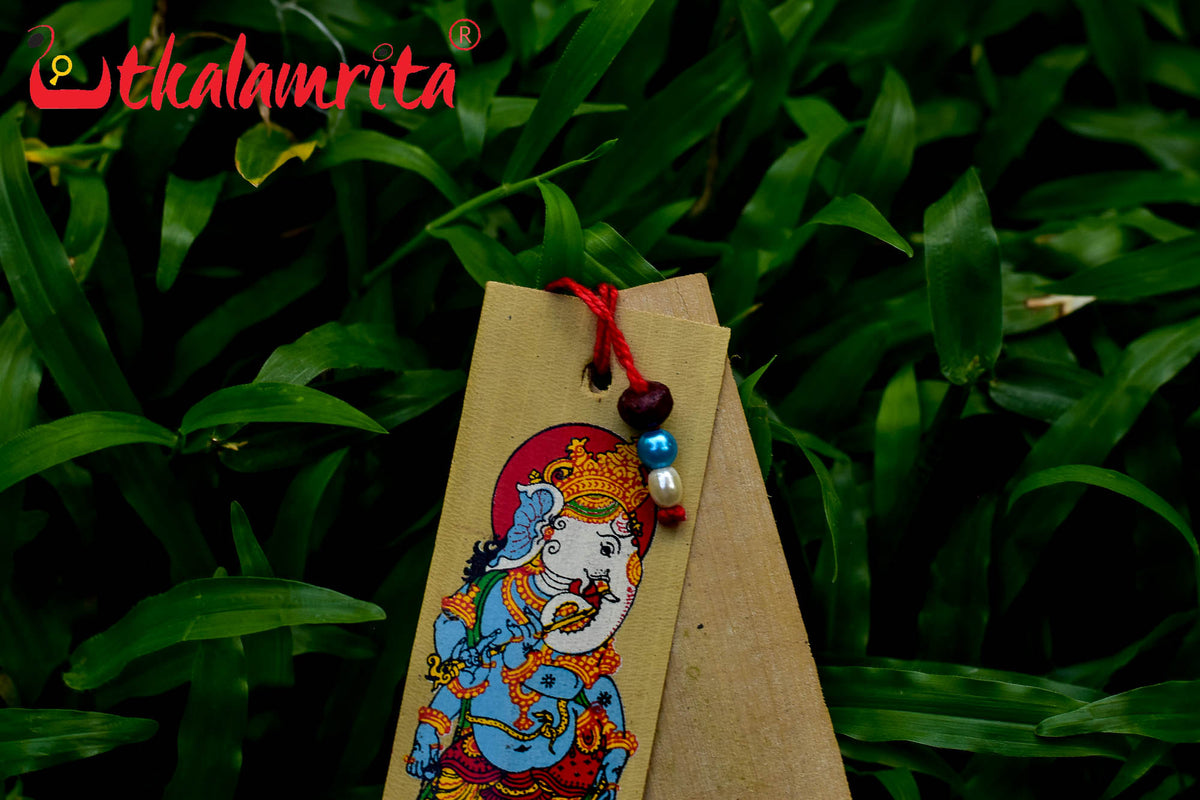 Sri ganesh With  Flute (Talapatra Bookmark)