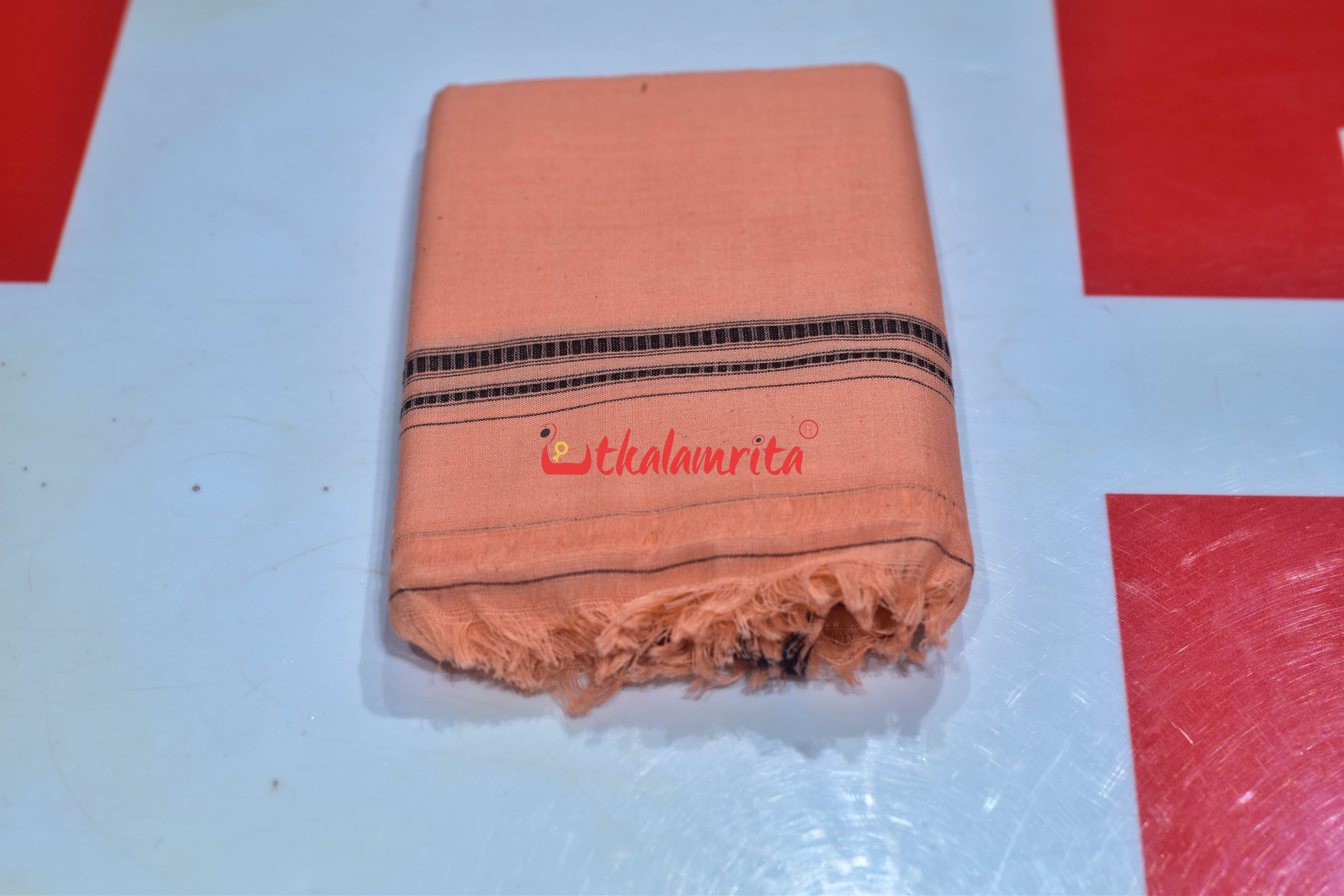 Plain Peach Gamuchha