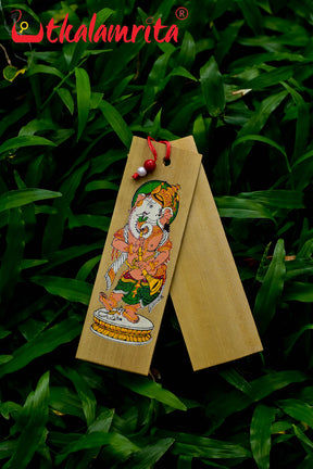 Sri Ganesh With Trumpet (Talapatra Bookmark)