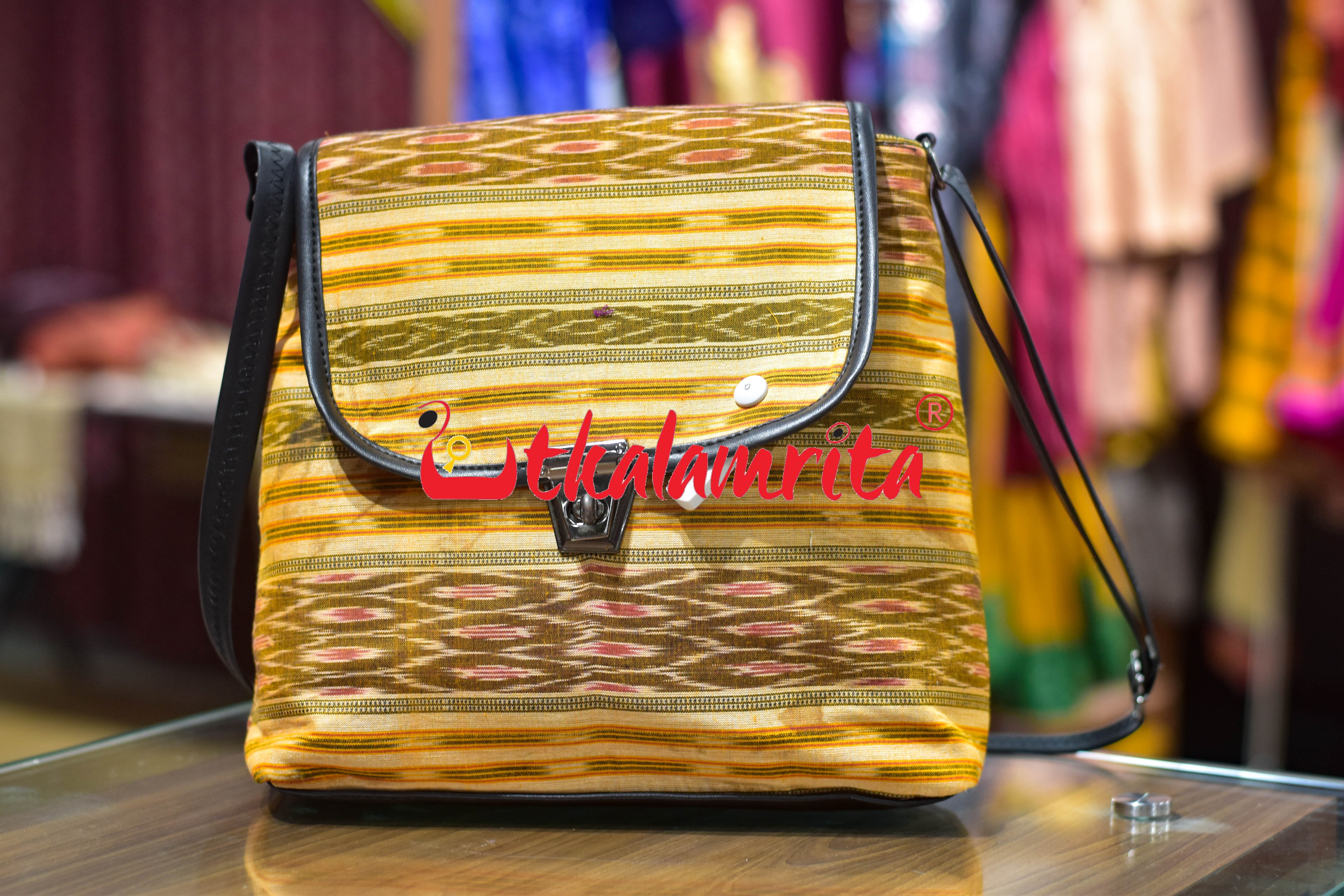 Yellow Kangula Vanity Bag