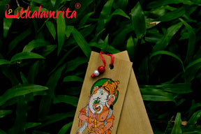 Sri Ganesh With Trumpet (Talapatra Bookmark)