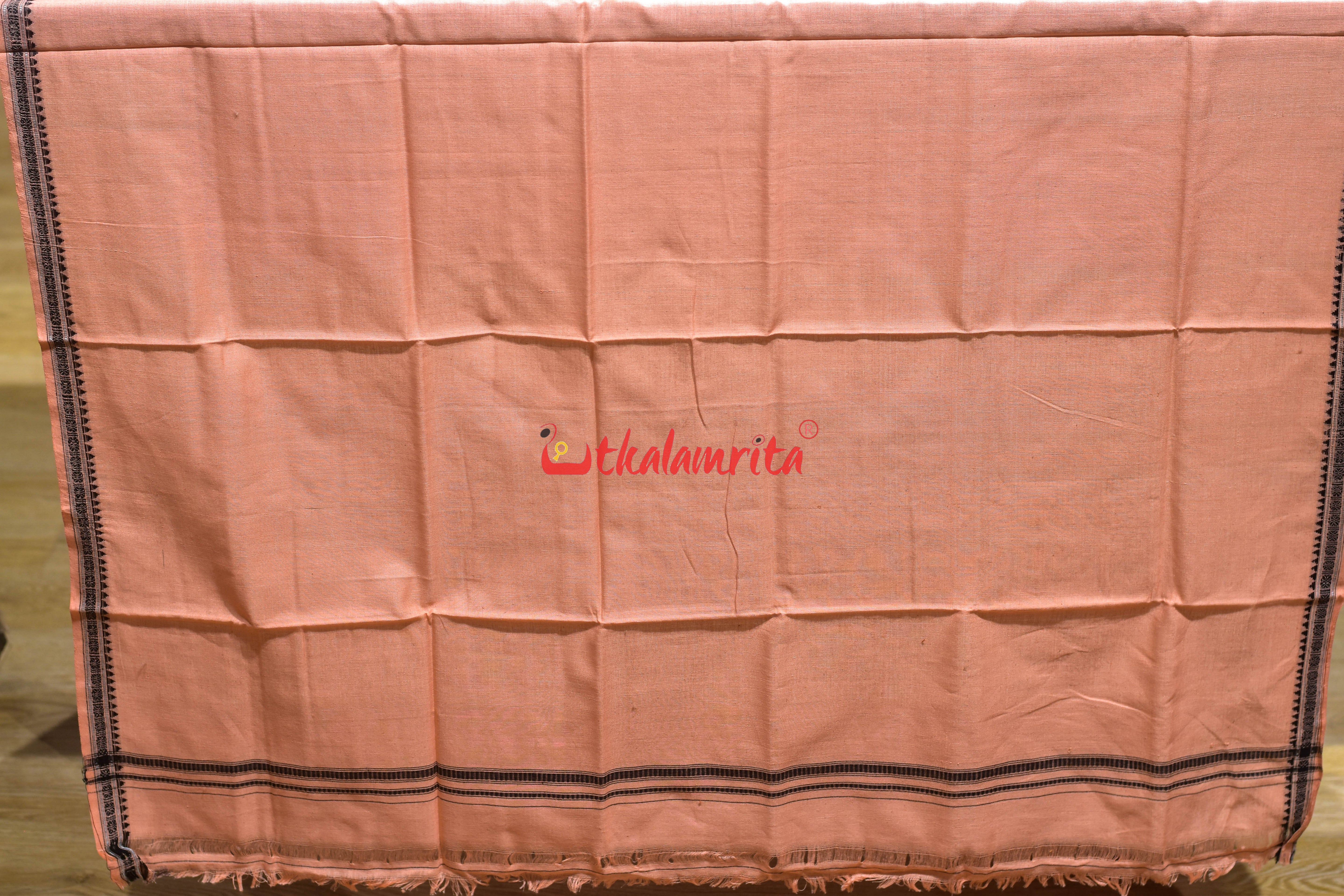 Plain Peach Gamuchha