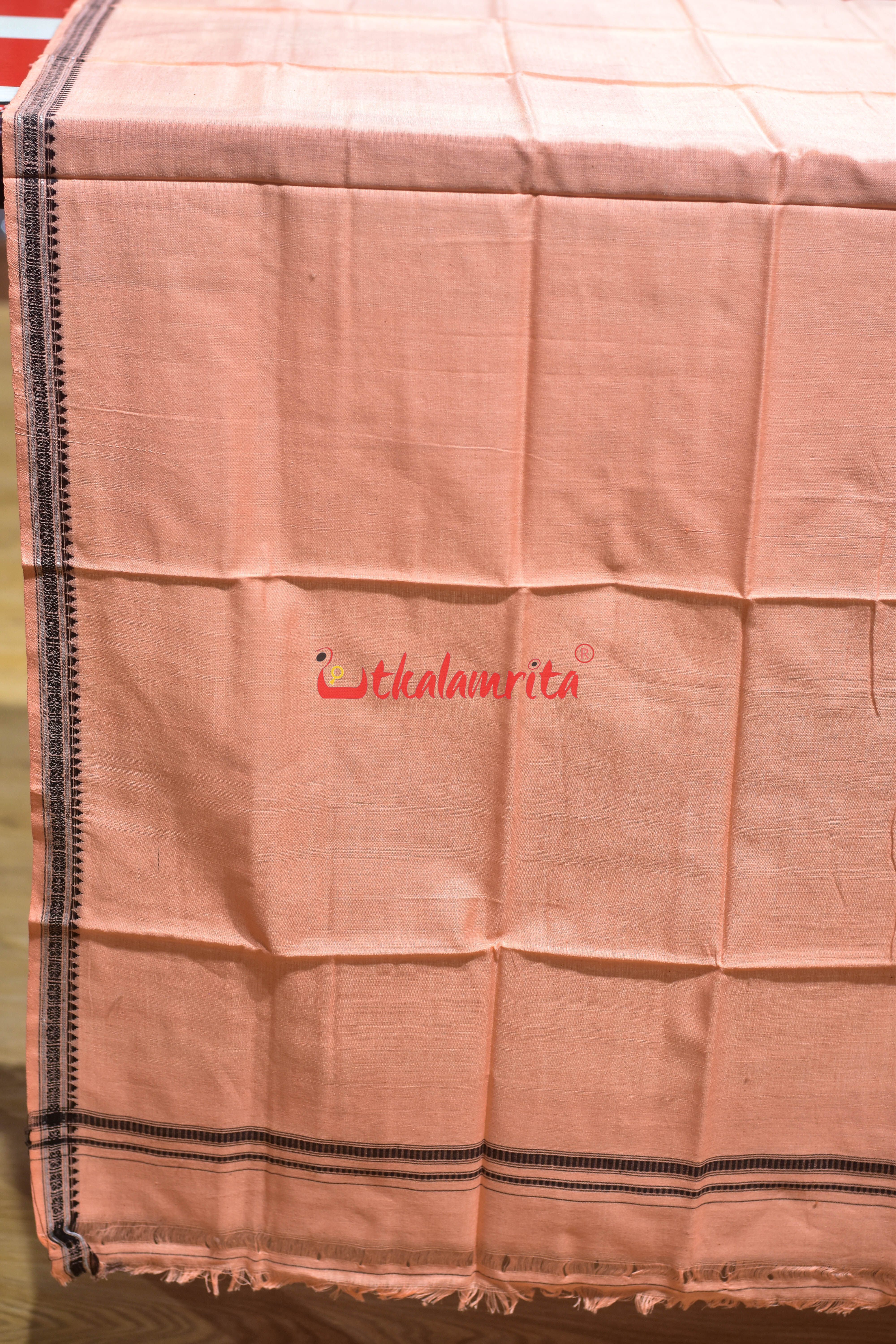Plain Peach Gamuchha