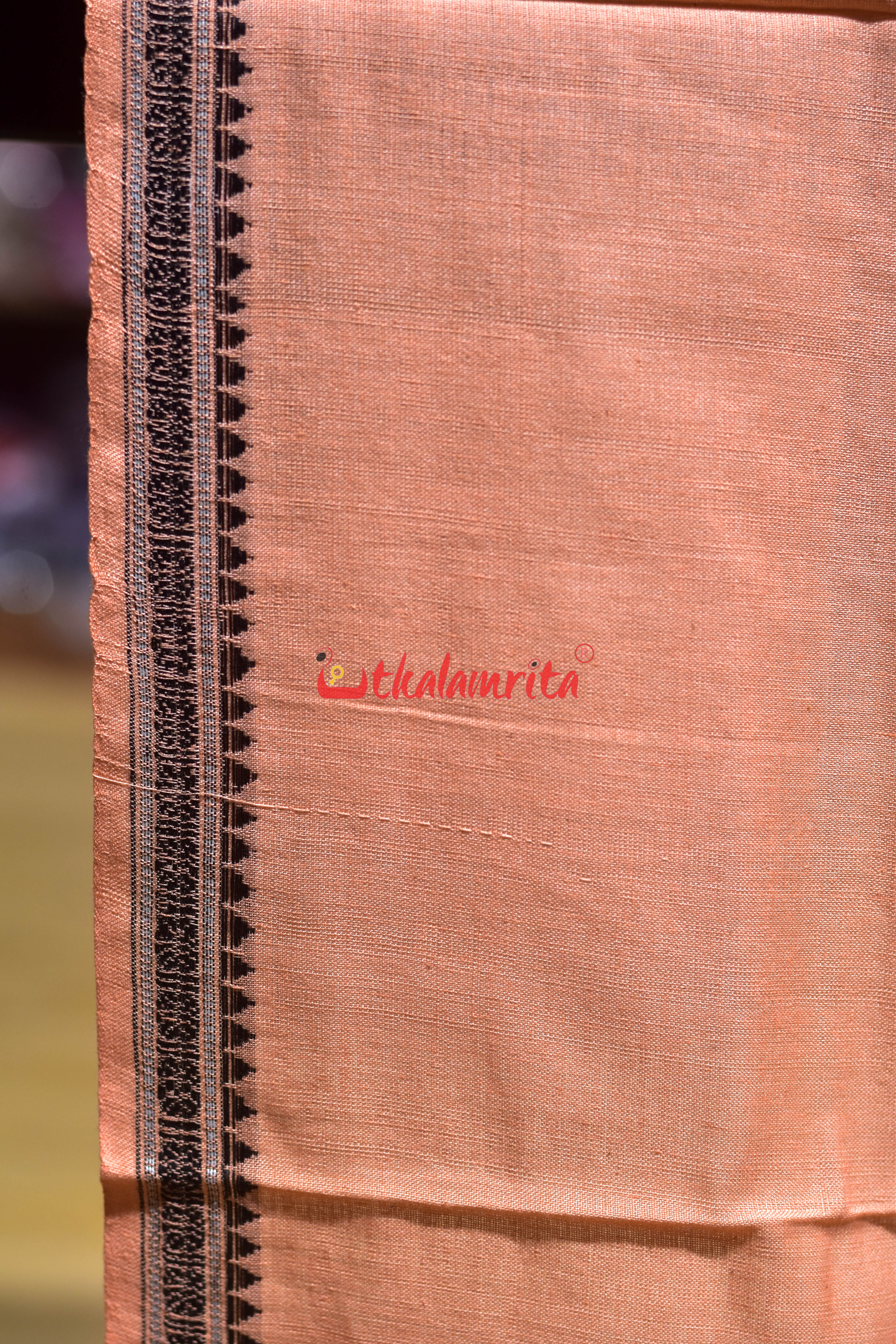 Plain Peach Gamuchha