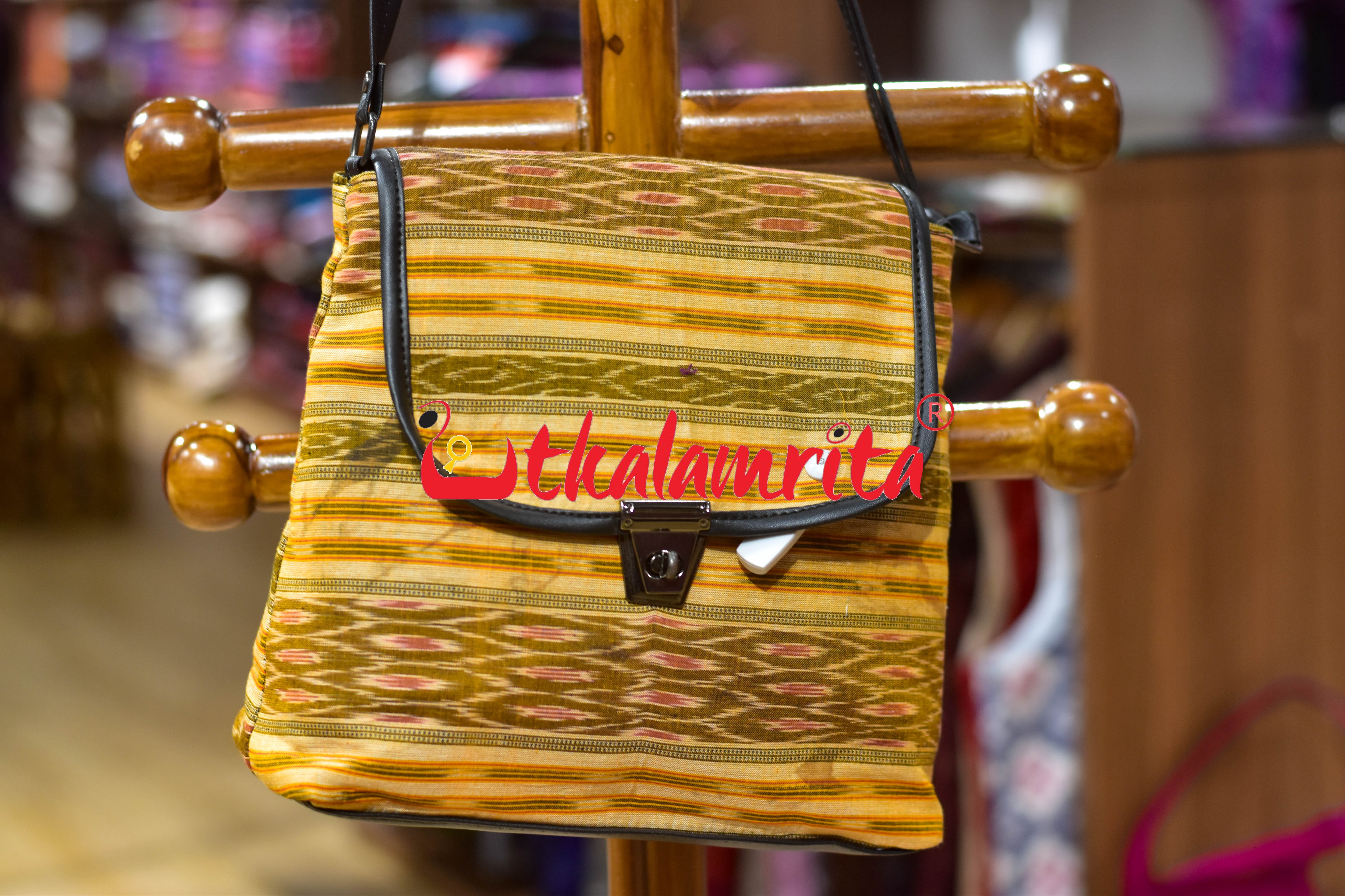 Yellow Kangula Vanity Bag