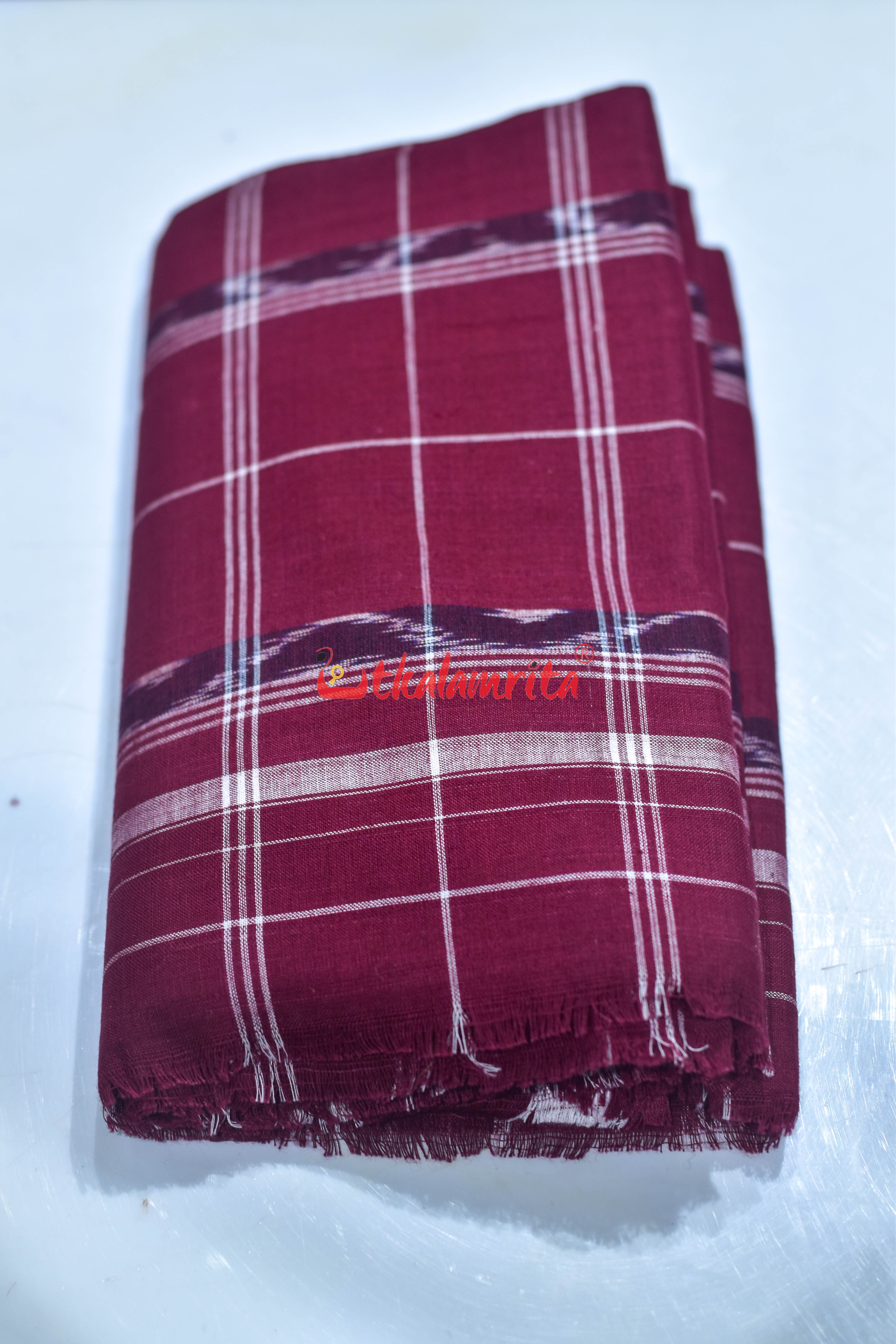 Maroon Lahari (Lungi)