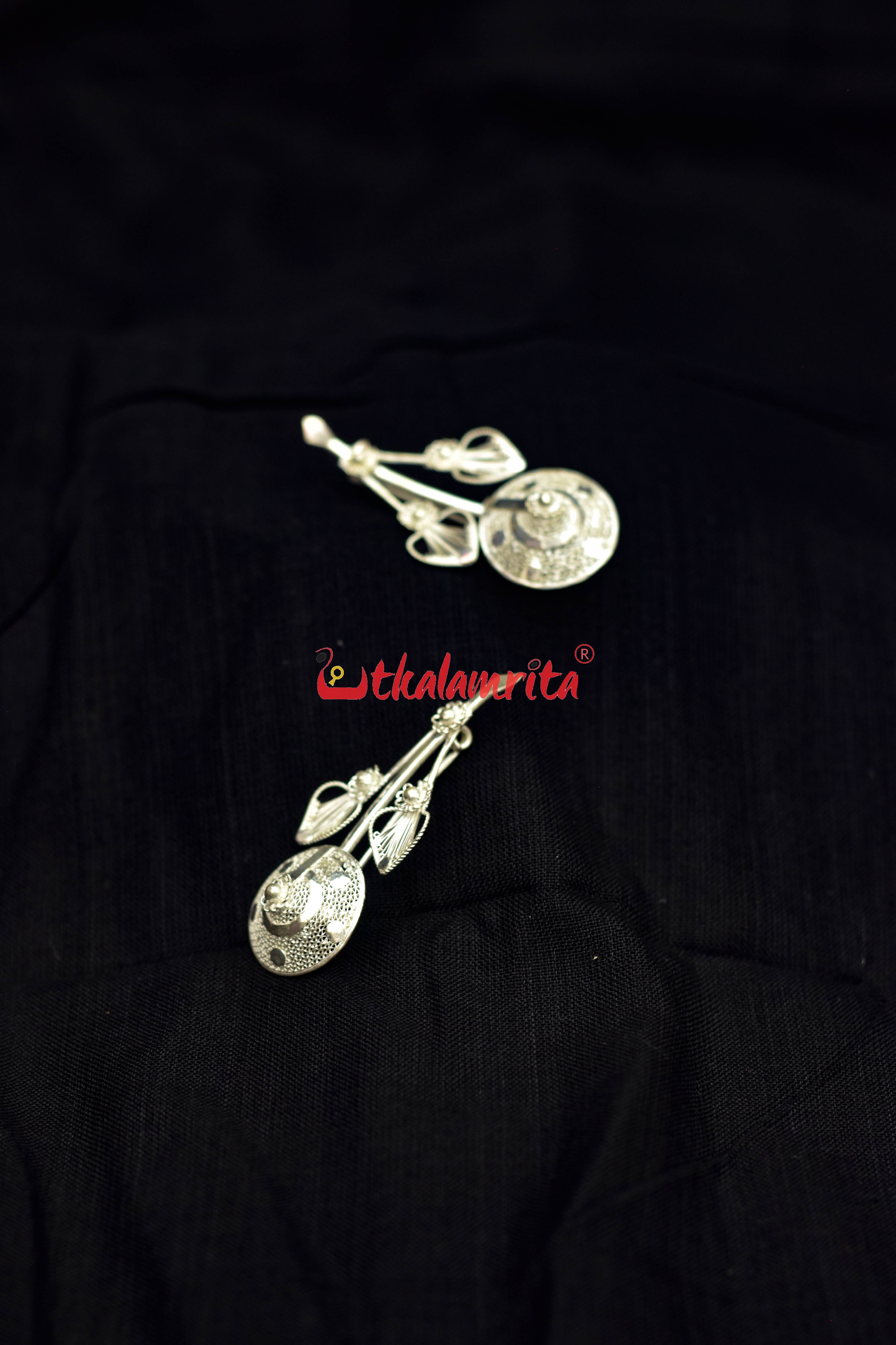 Hali Gulab Silver Filigree Brooch