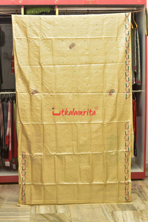 Nabagunjara Pattachitra Tussar Silk Saree