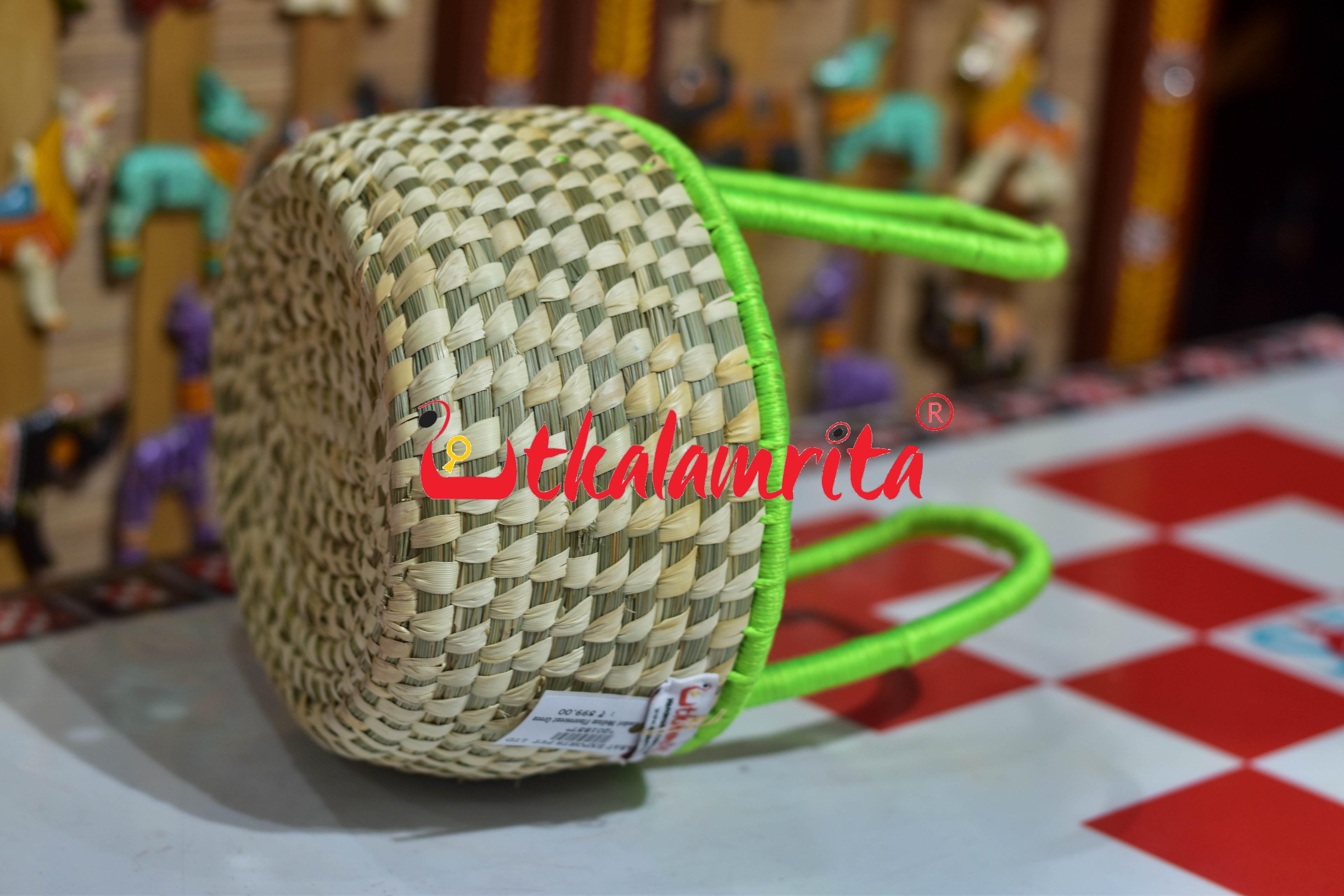 Sparrow Basket Medium Fluorescent Green