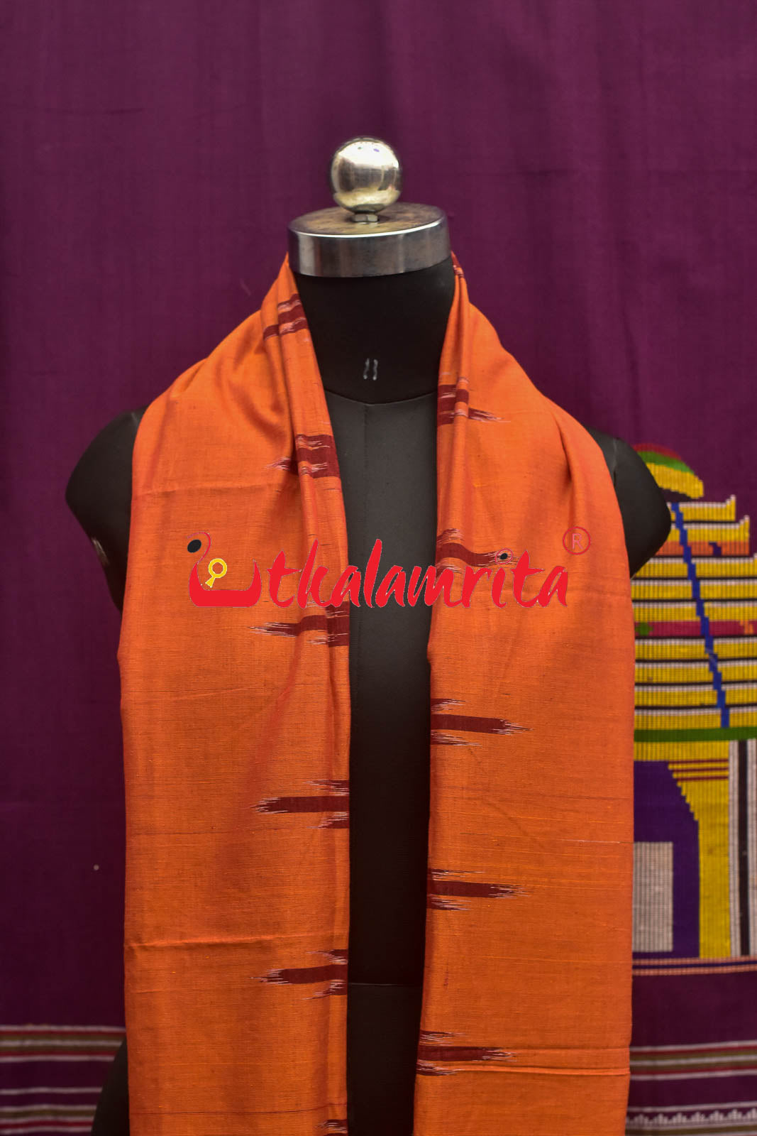 Orange Triranga Kargil Border (Dupatta)