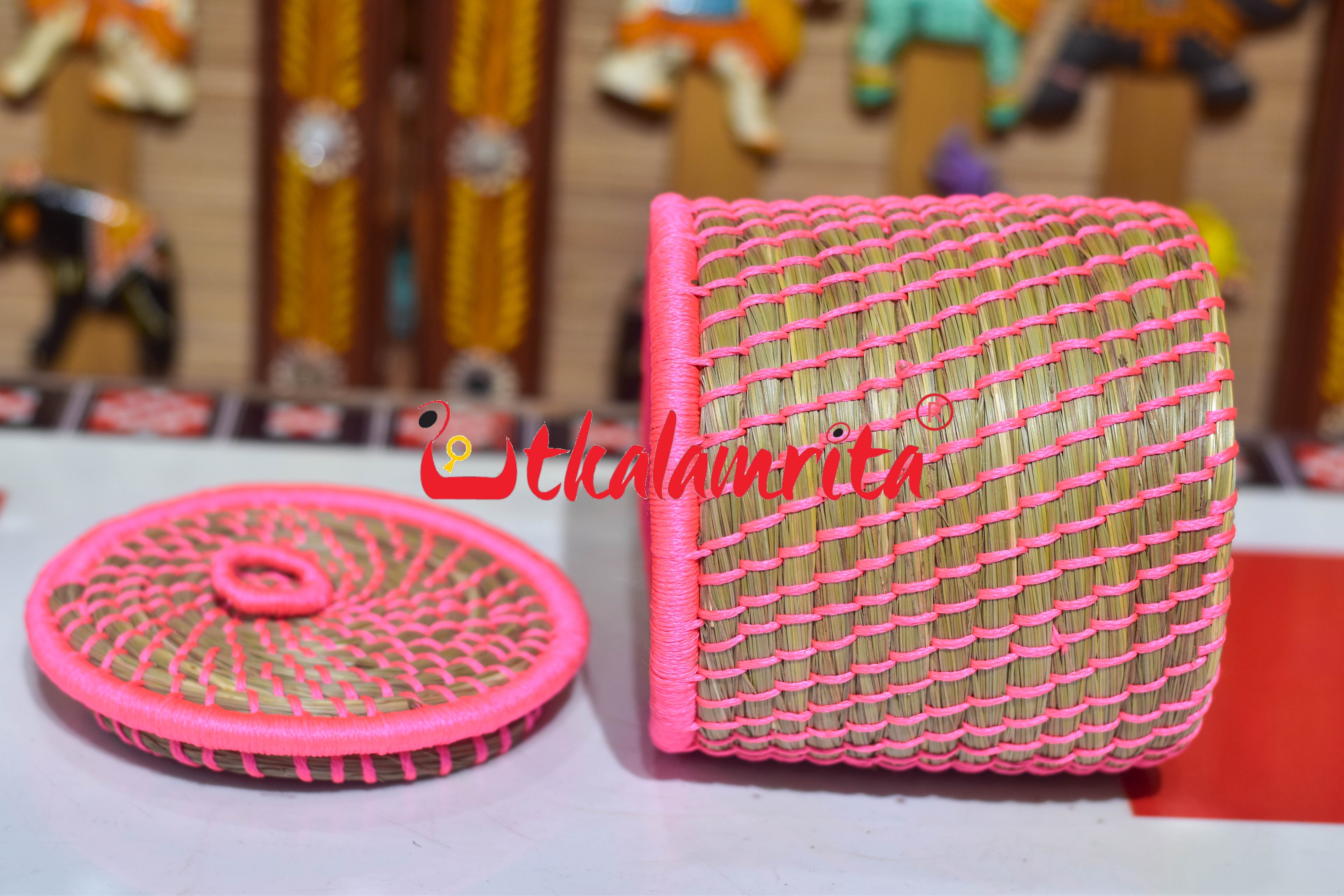 Sabai Grass Thread Medi Box (Pink)