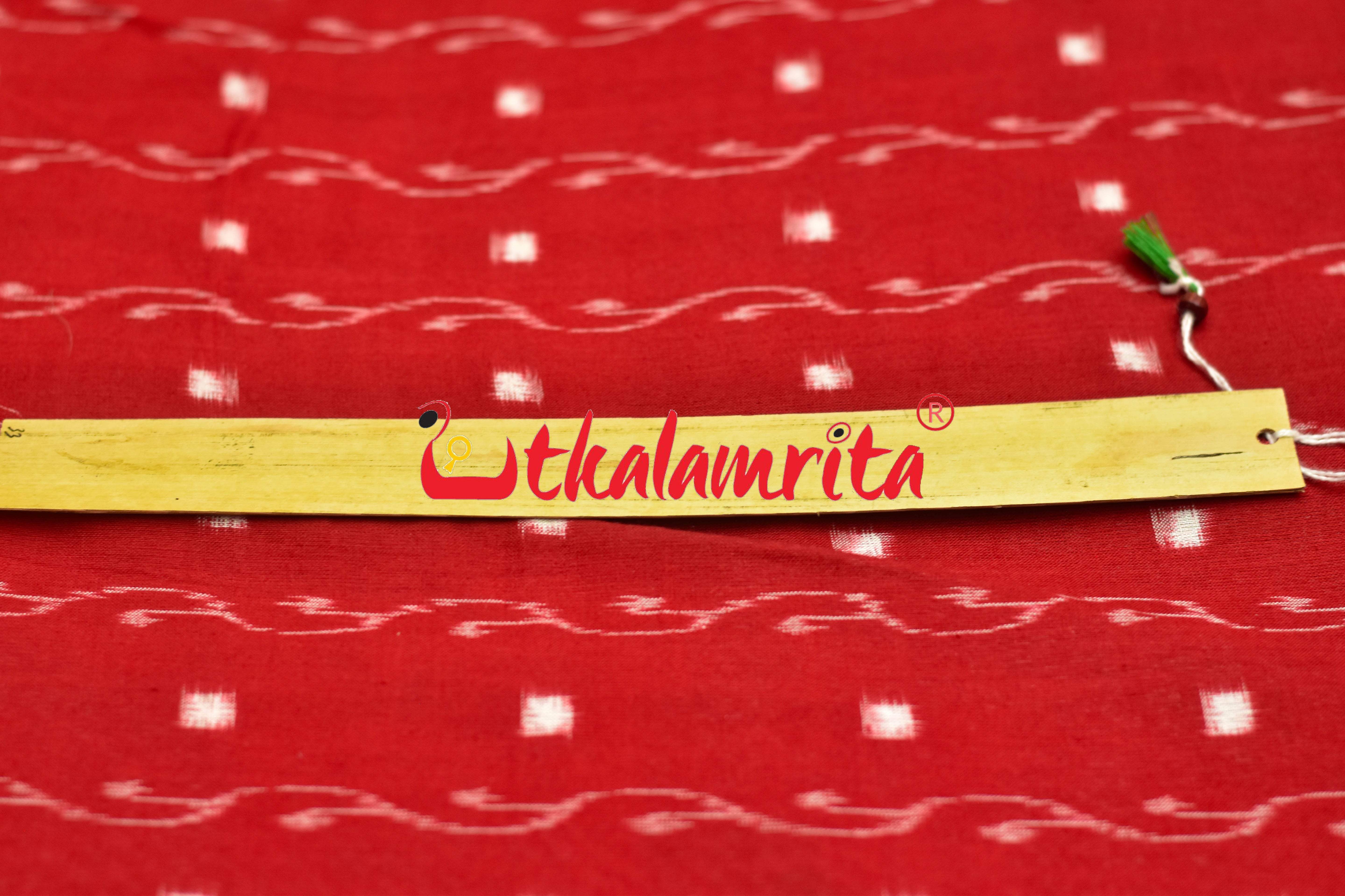 Orange 3D Flower Lata (Talapatra Bookmark)