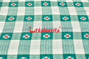 Green White Pasapali Cotton (Fabric)