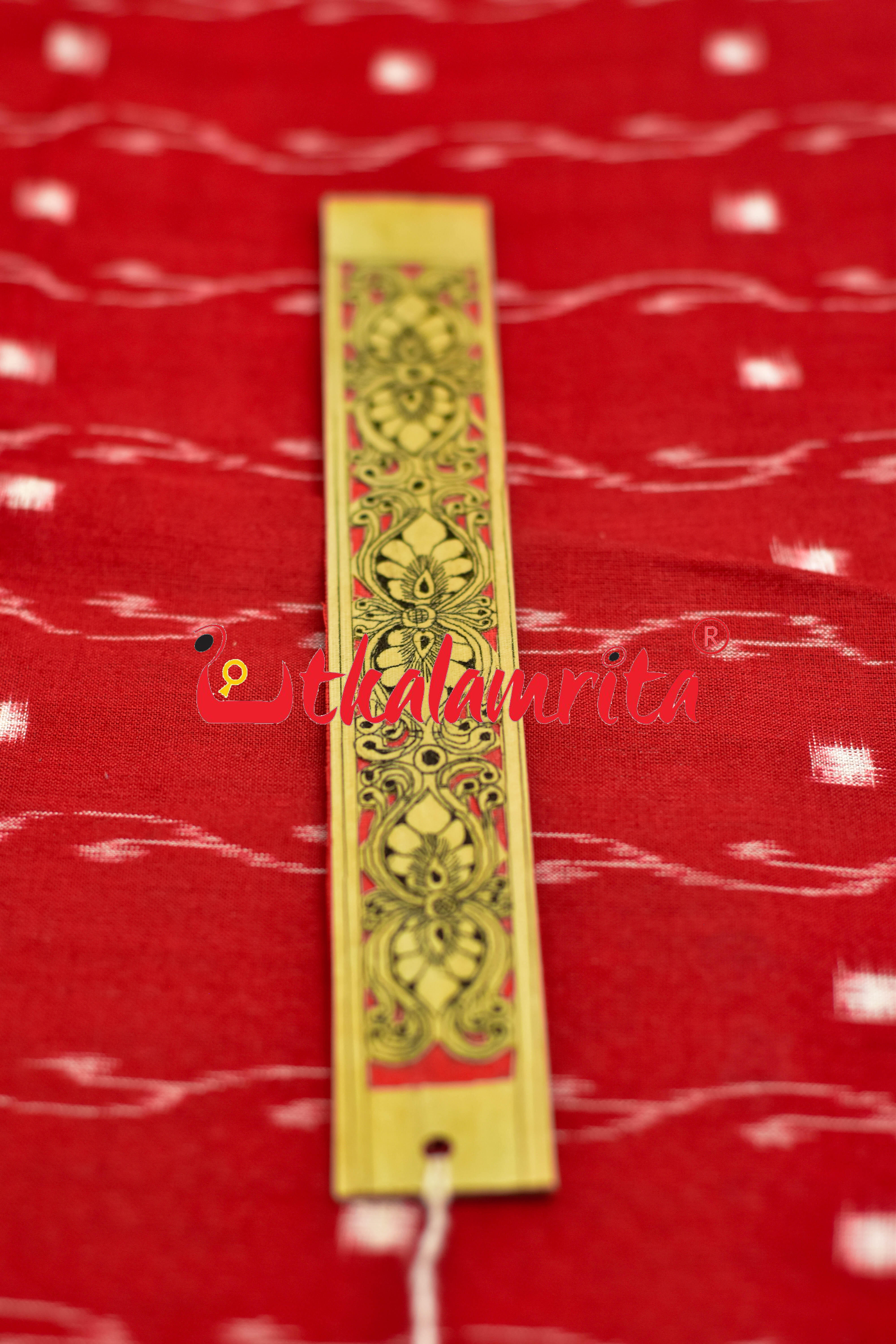 Orange 3D Flower (Talapatra Bookmark)
