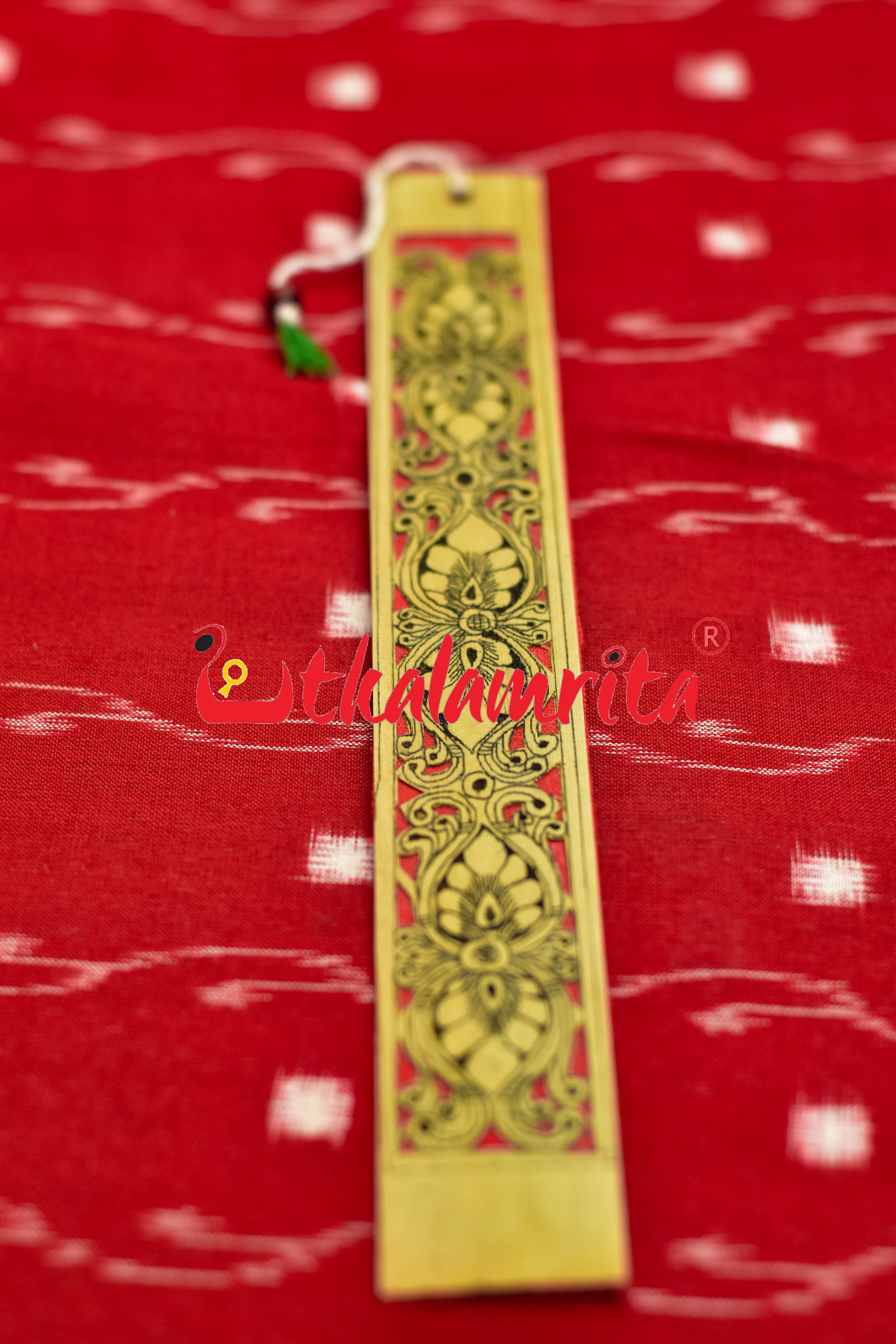 Orange 3D Flower (Talapatra Bookmark)