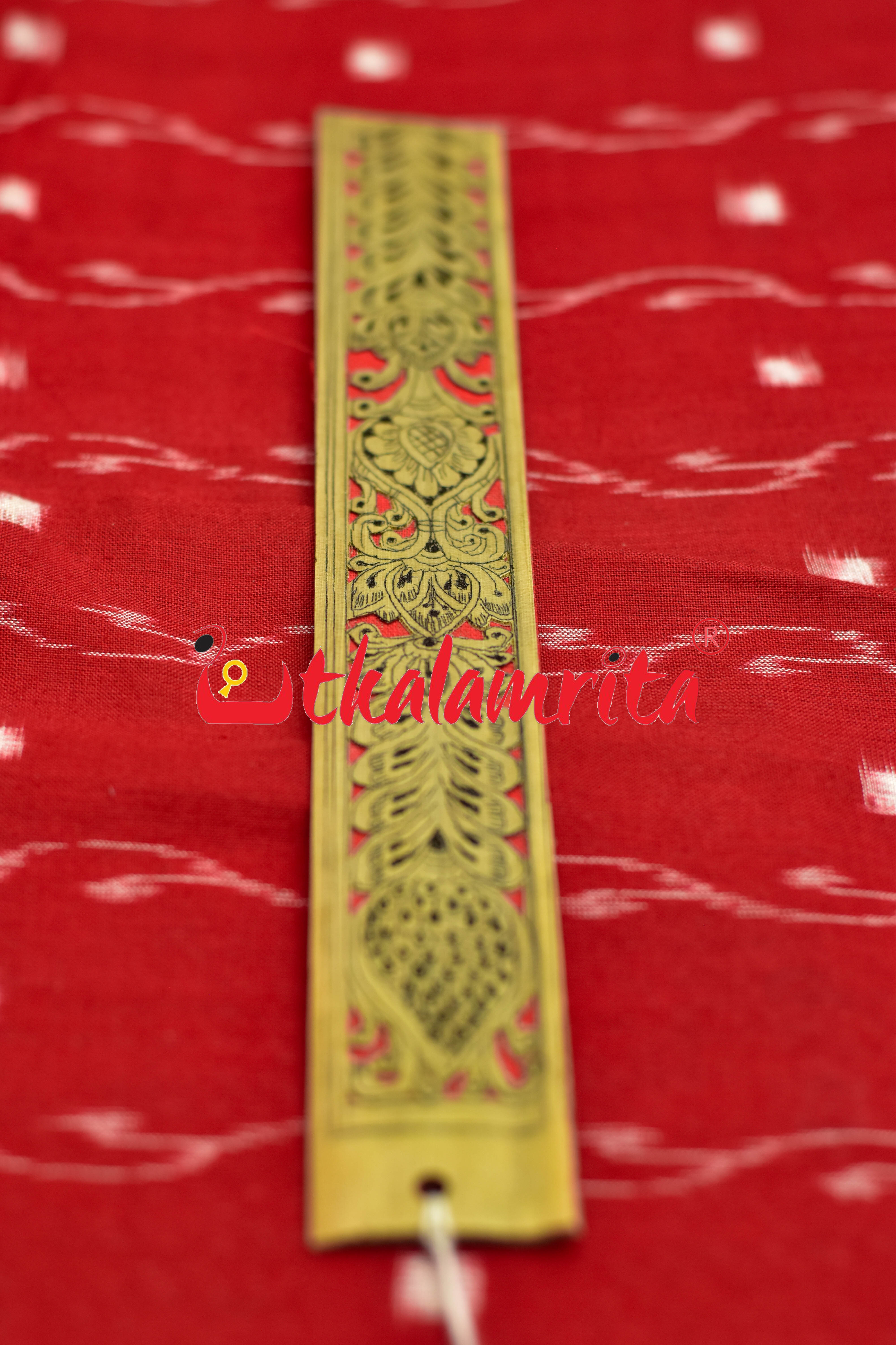 Orange Jhoti Flower (Talapatra Bookmark)