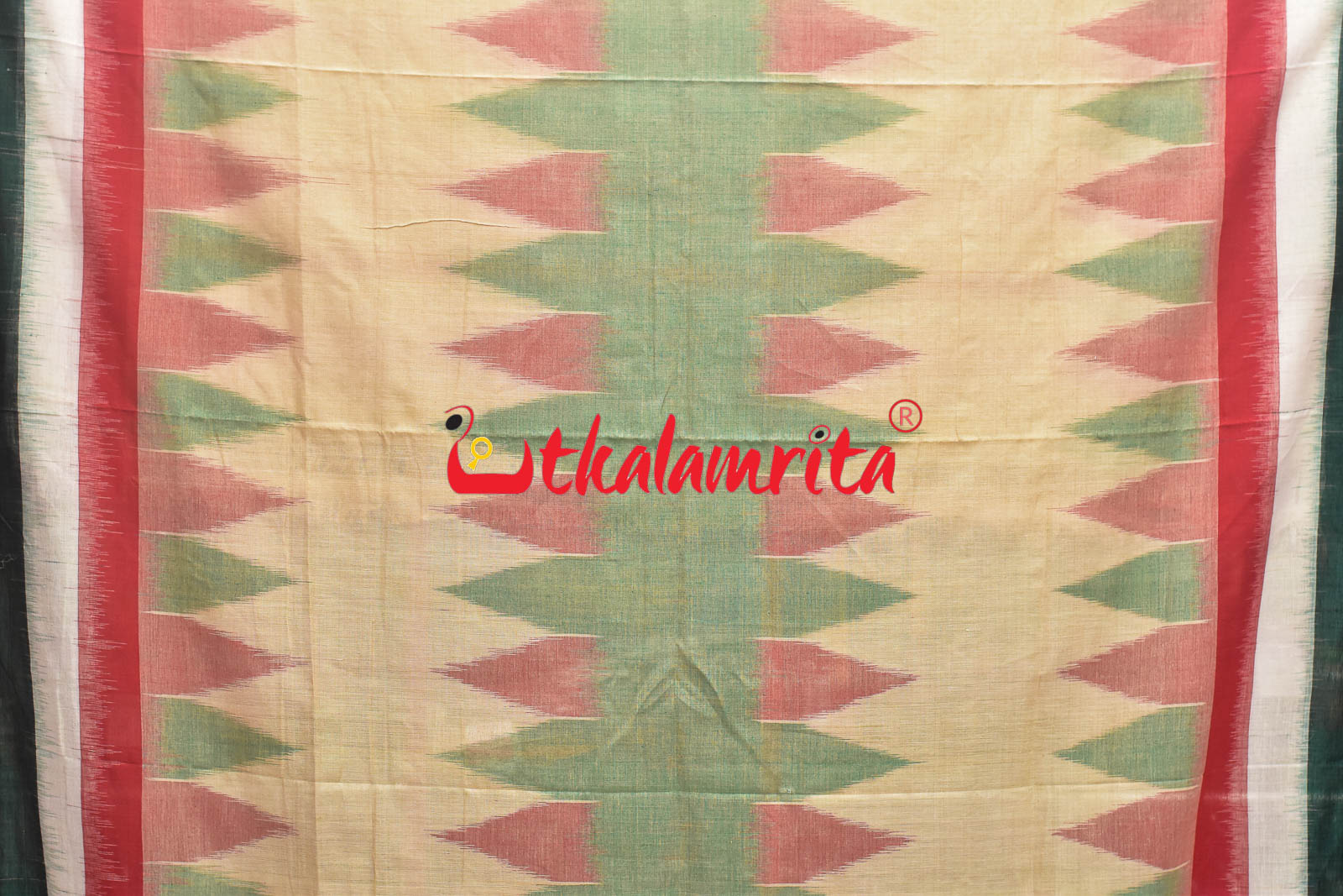 Lemon Green Triranga Kargil Border (Dupatta)