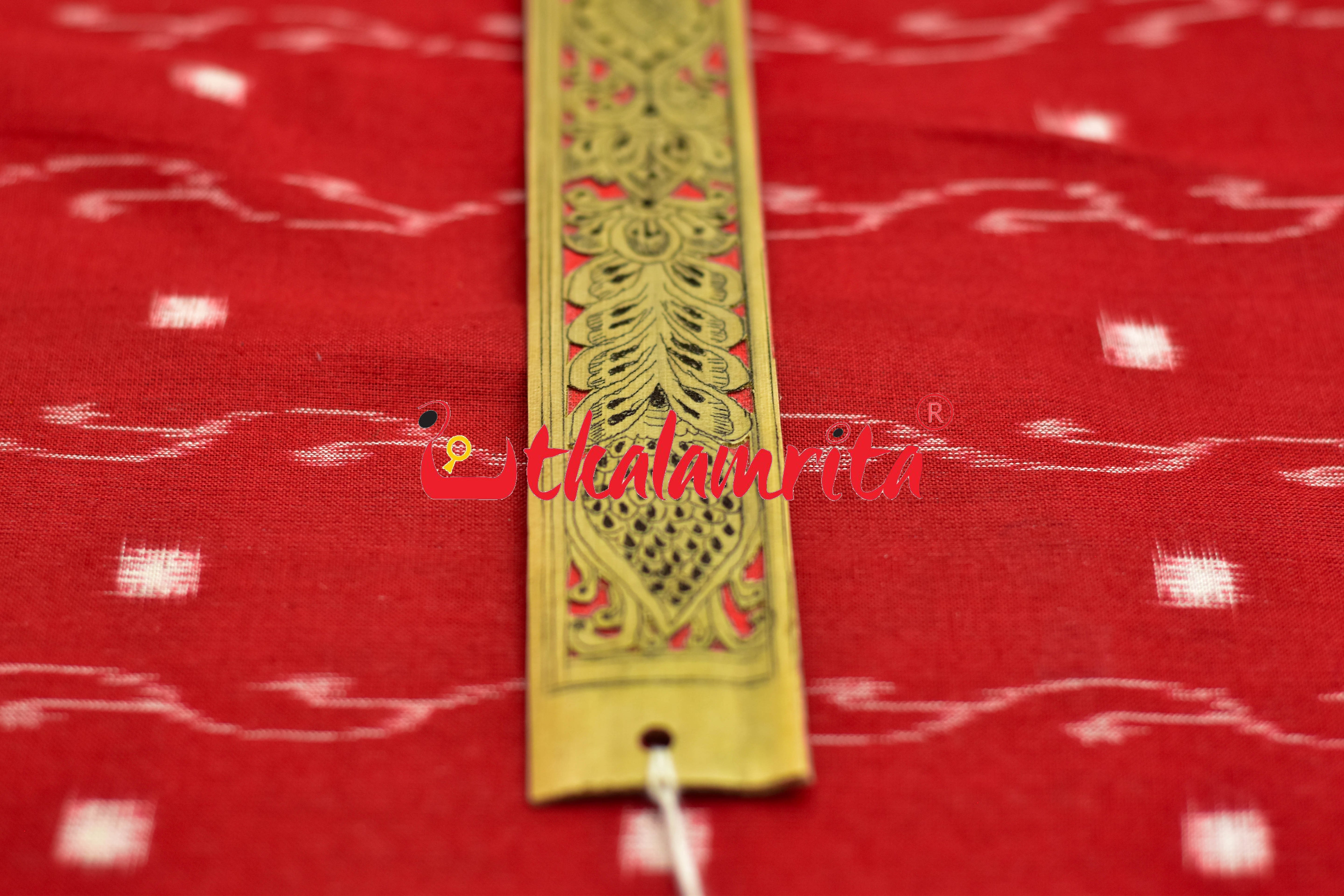 Orange Jhoti Flower (Talapatra Bookmark)