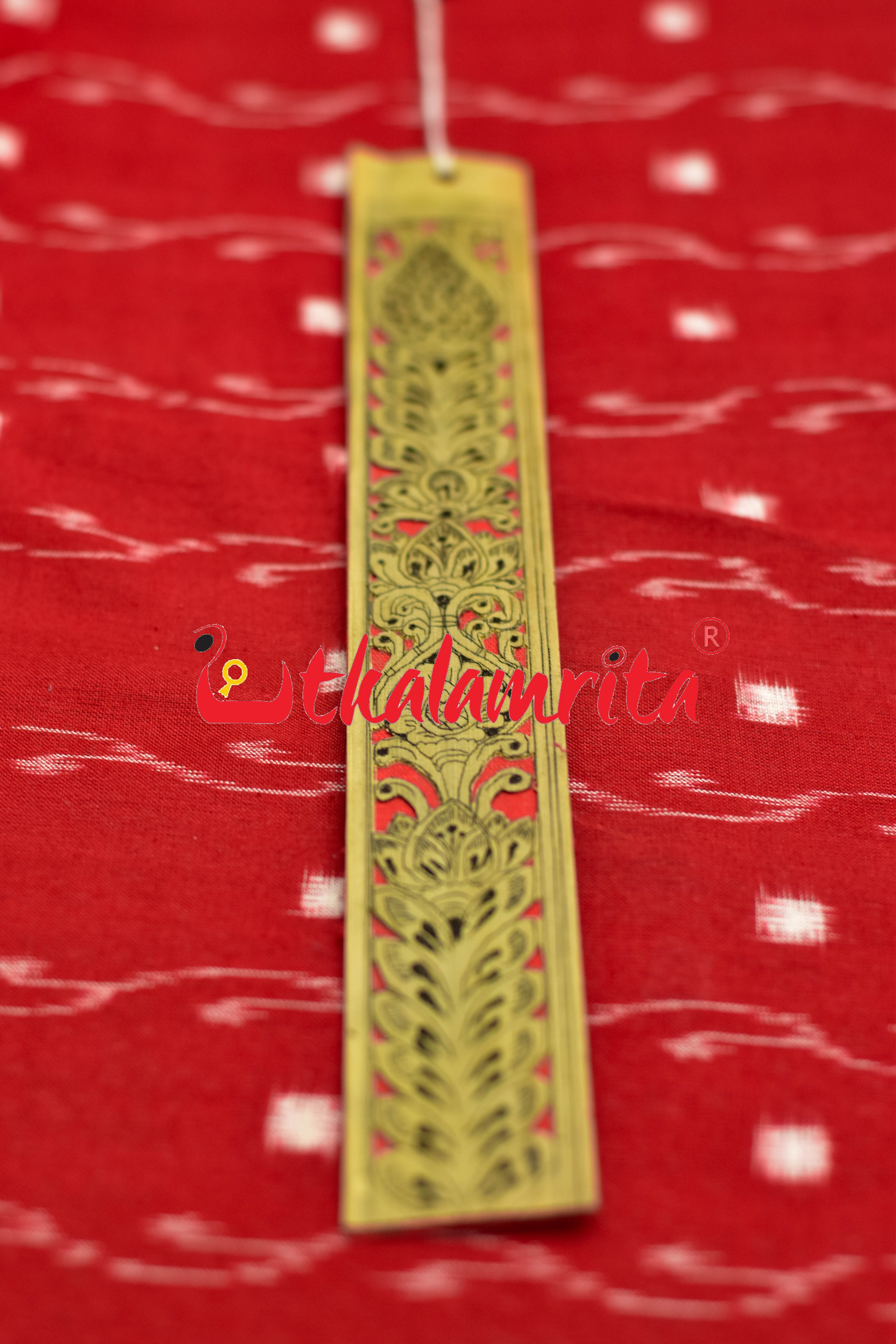 Orange Jhoti Flower (Talapatra Bookmark)