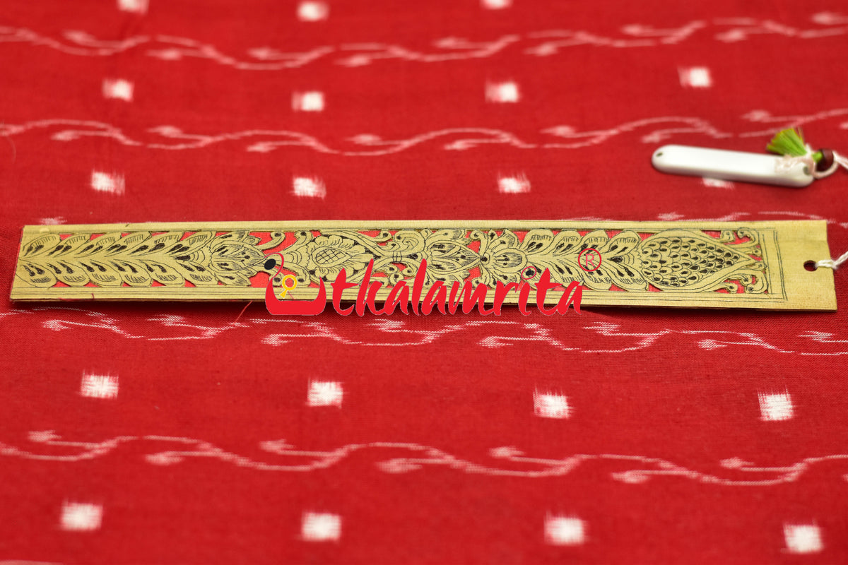 Orange Jhoti Flower (Talapatra Bookmark)