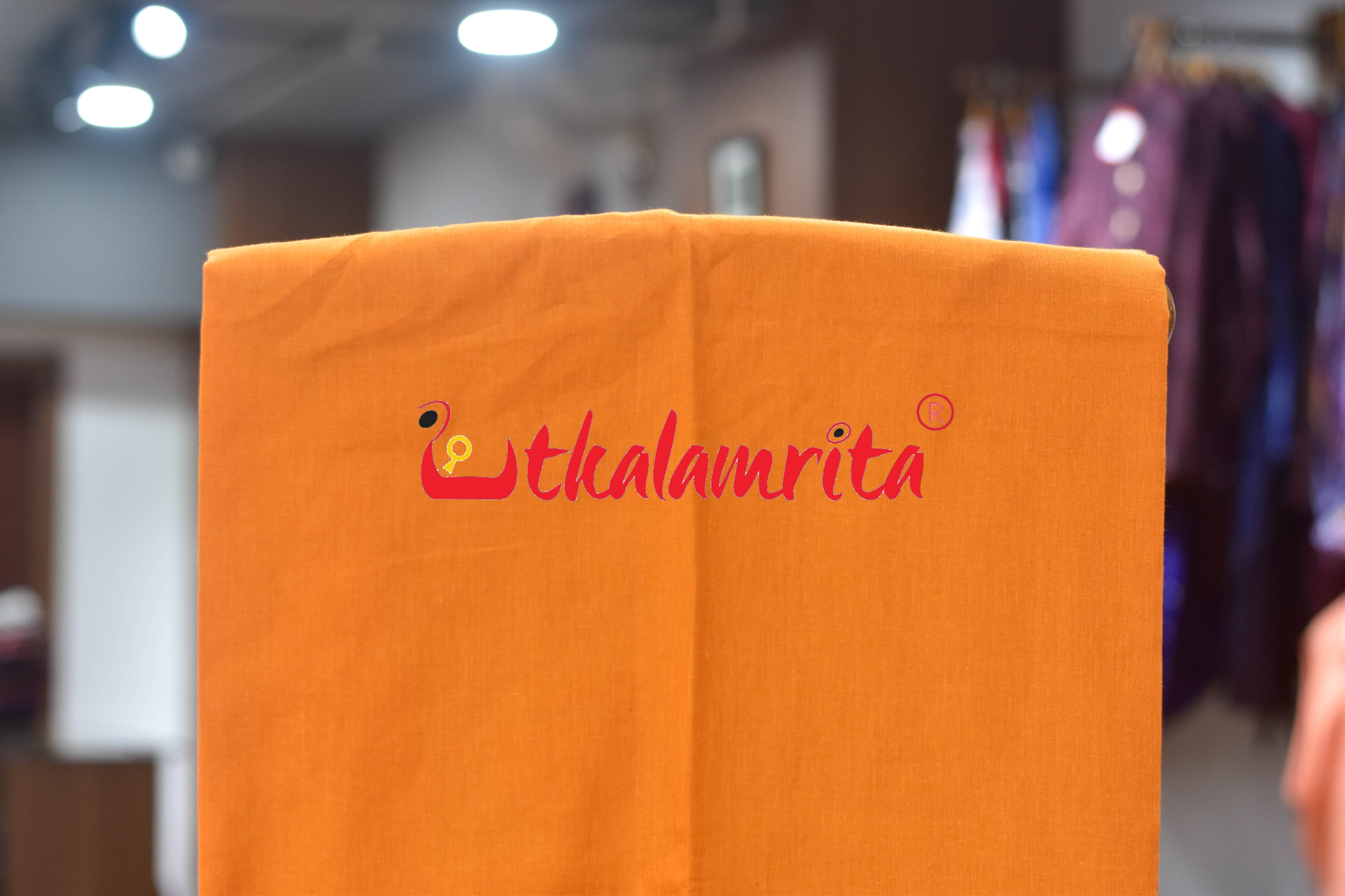 Coffee Yellow Thikiri Waves Sambalpuri Cotton Dress Set