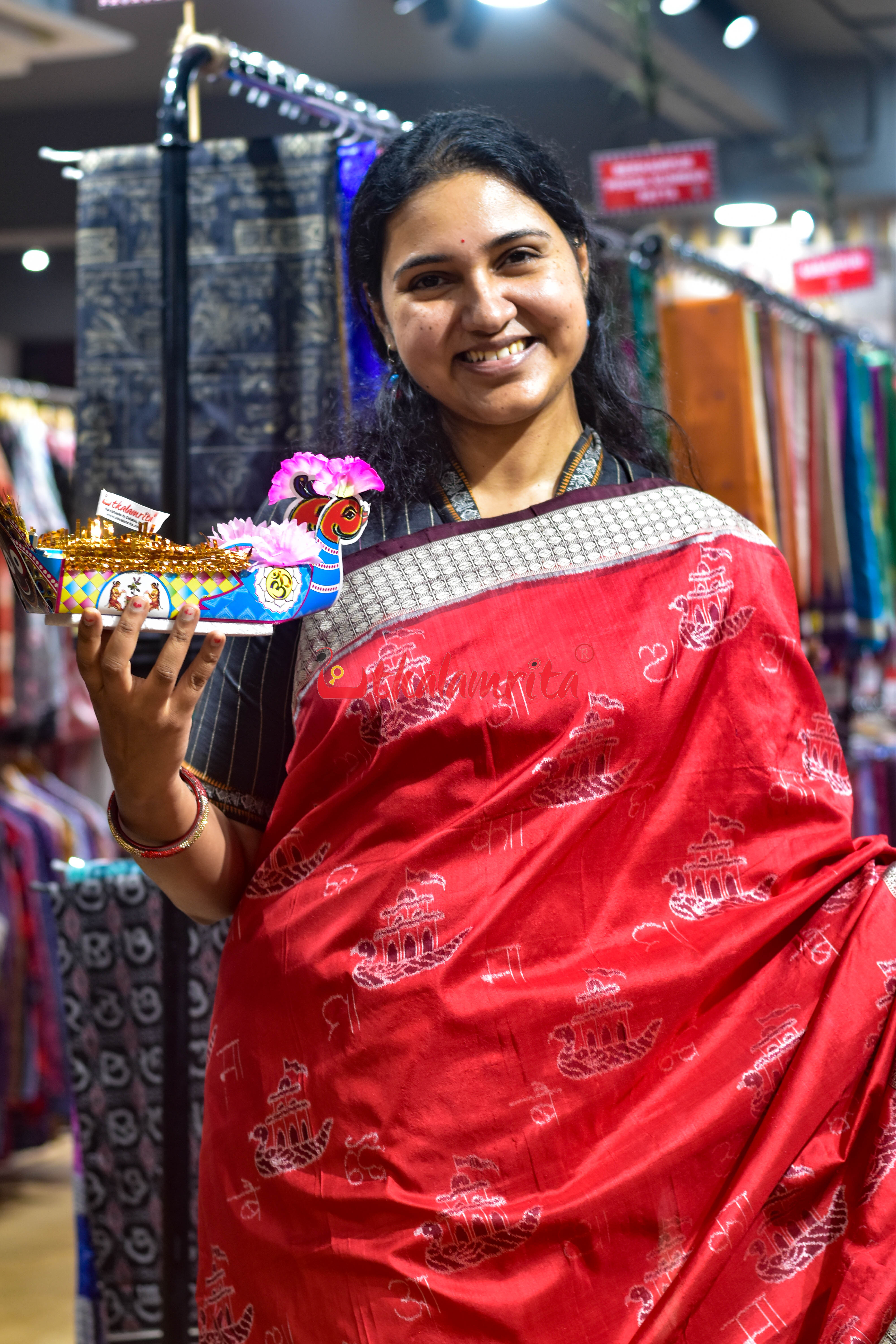 AA KA MA BOI Sambalpuri silk saree