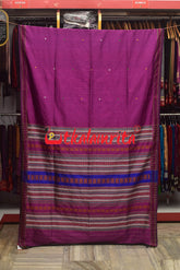 Magenta Beauty Dongria Silk Saree