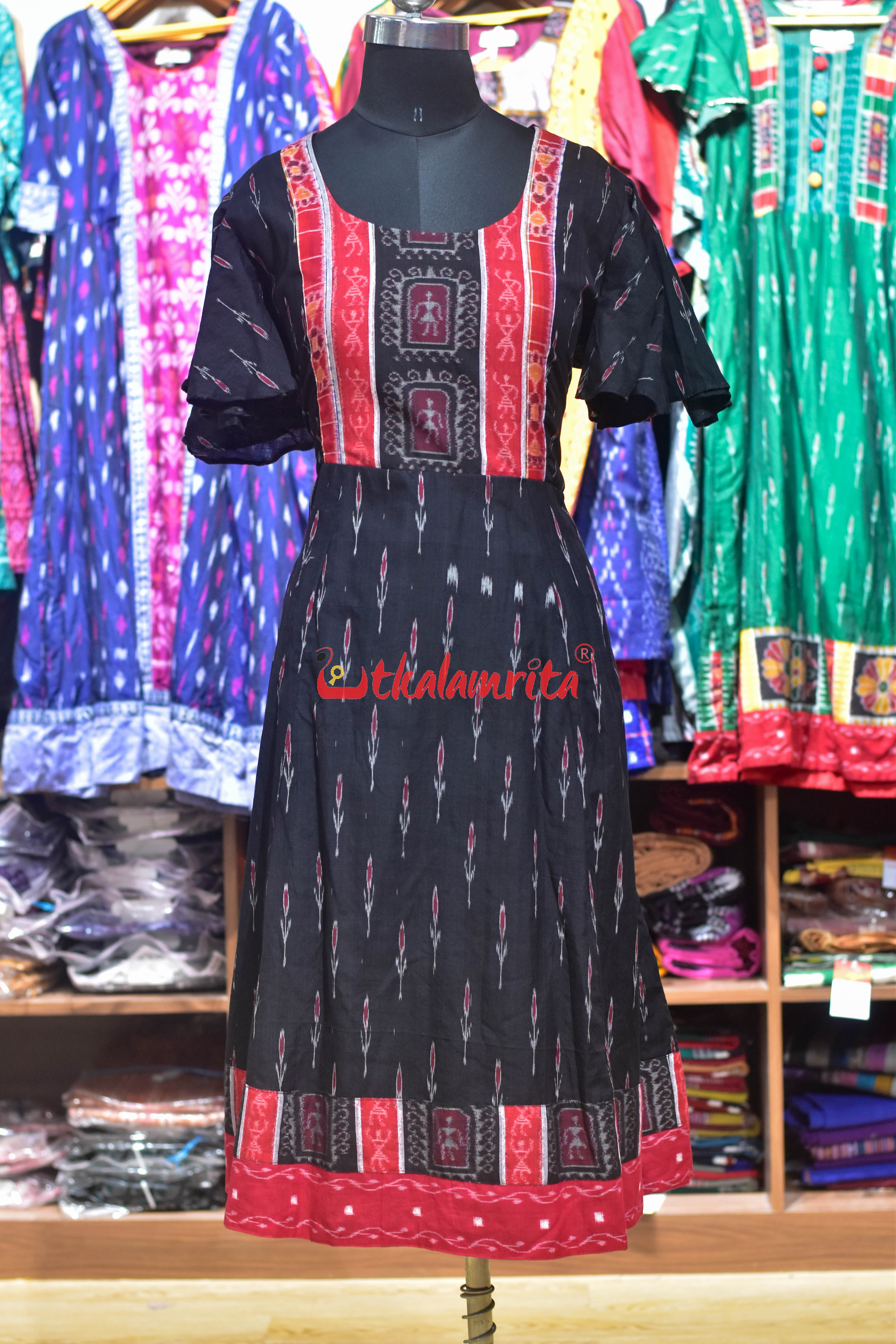 Black Labanga Bandha (Anarkali)