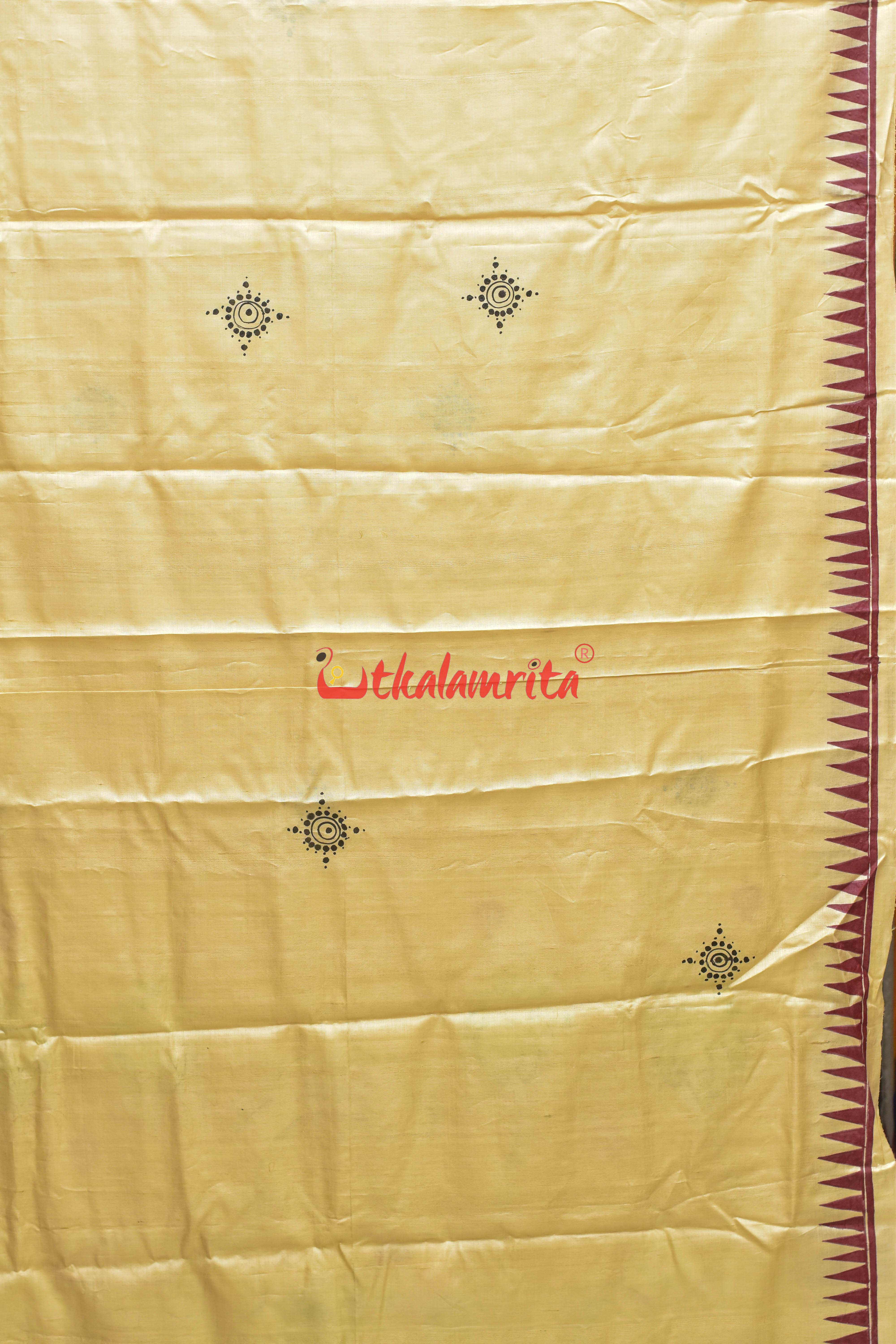Raja Sabari Pattachitra Tussar Silk Saree
