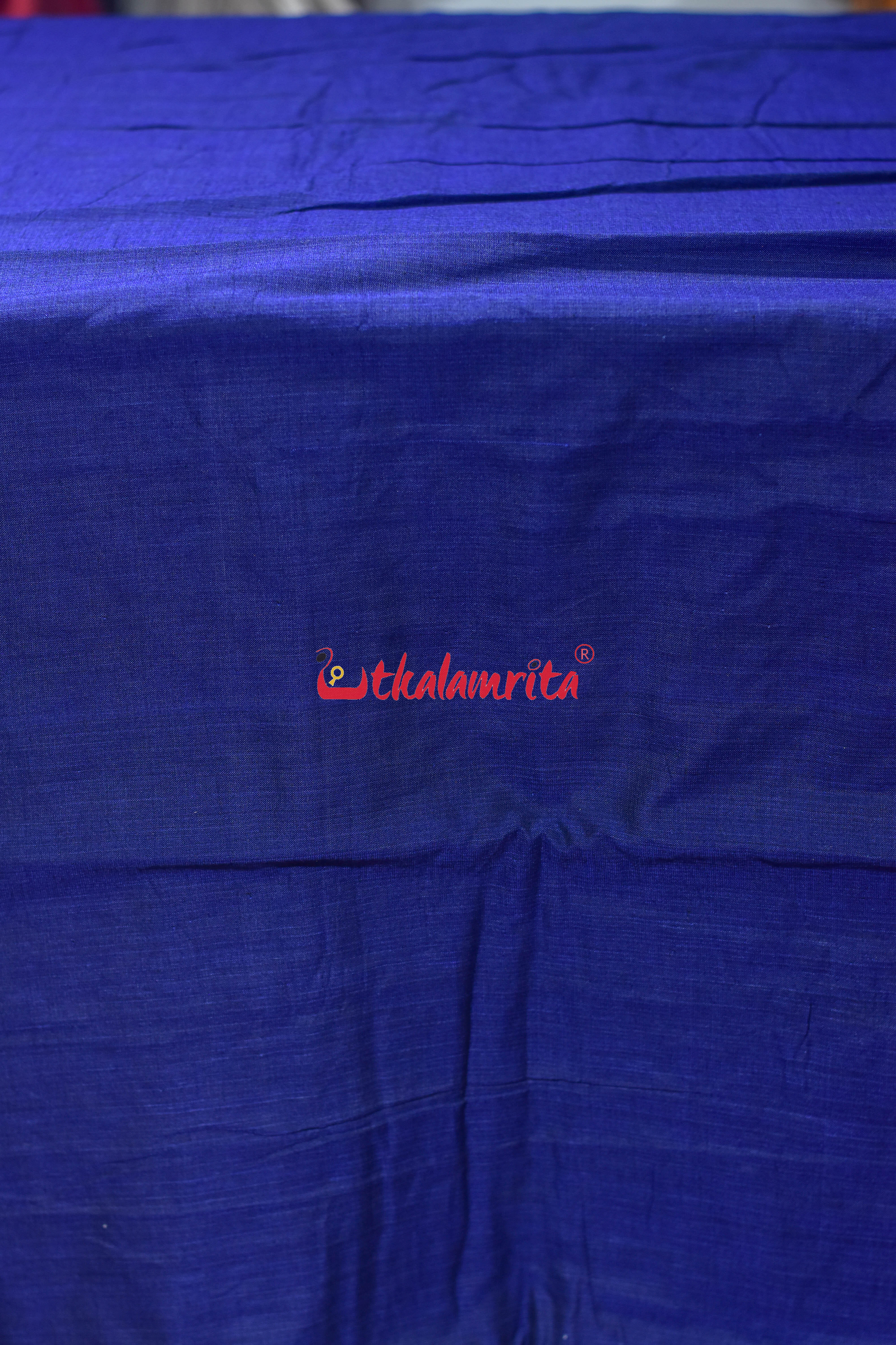 Blue With Ikat Border (Fabric)