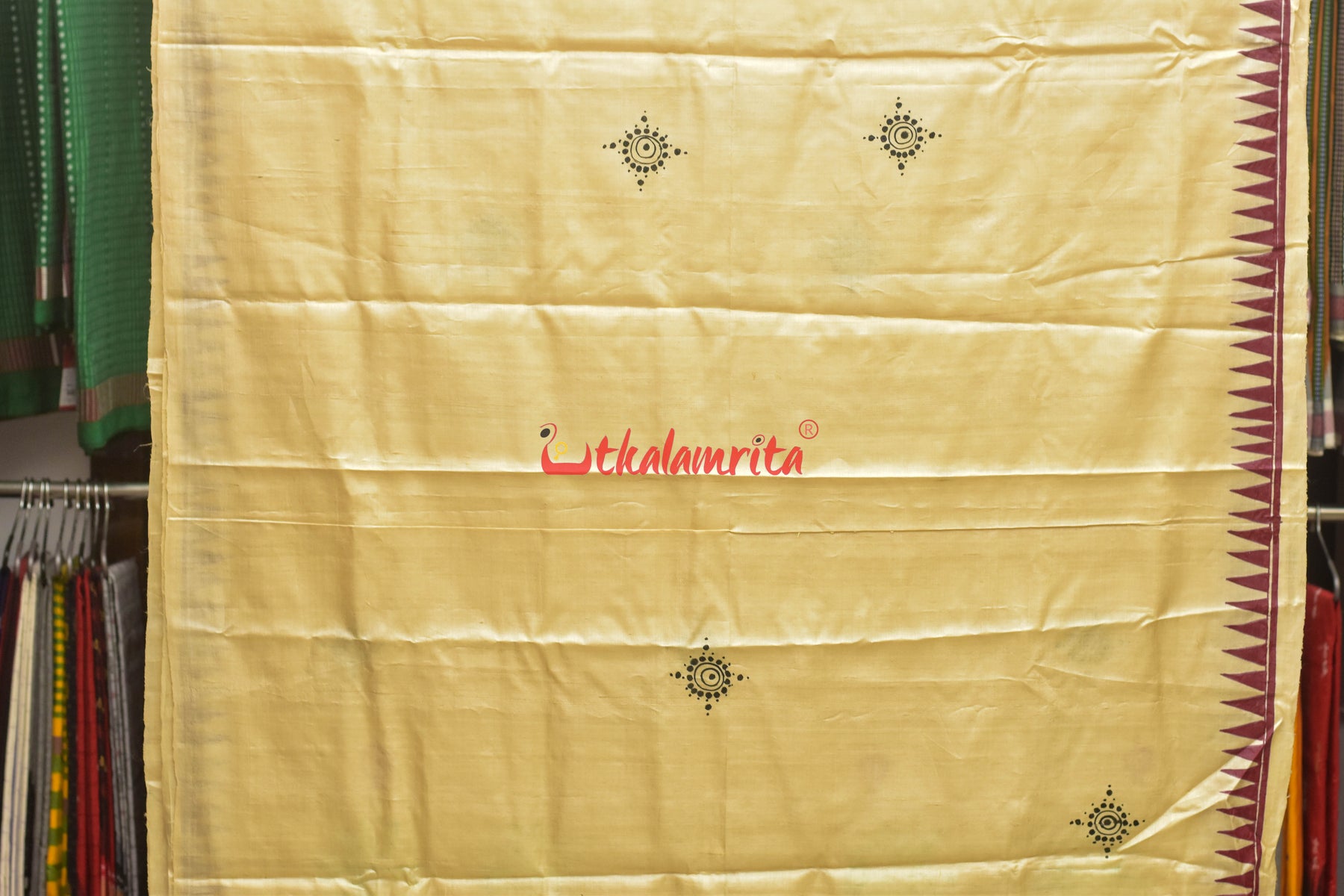 Raja Sabari Pattachitra Tussar Silk Saree