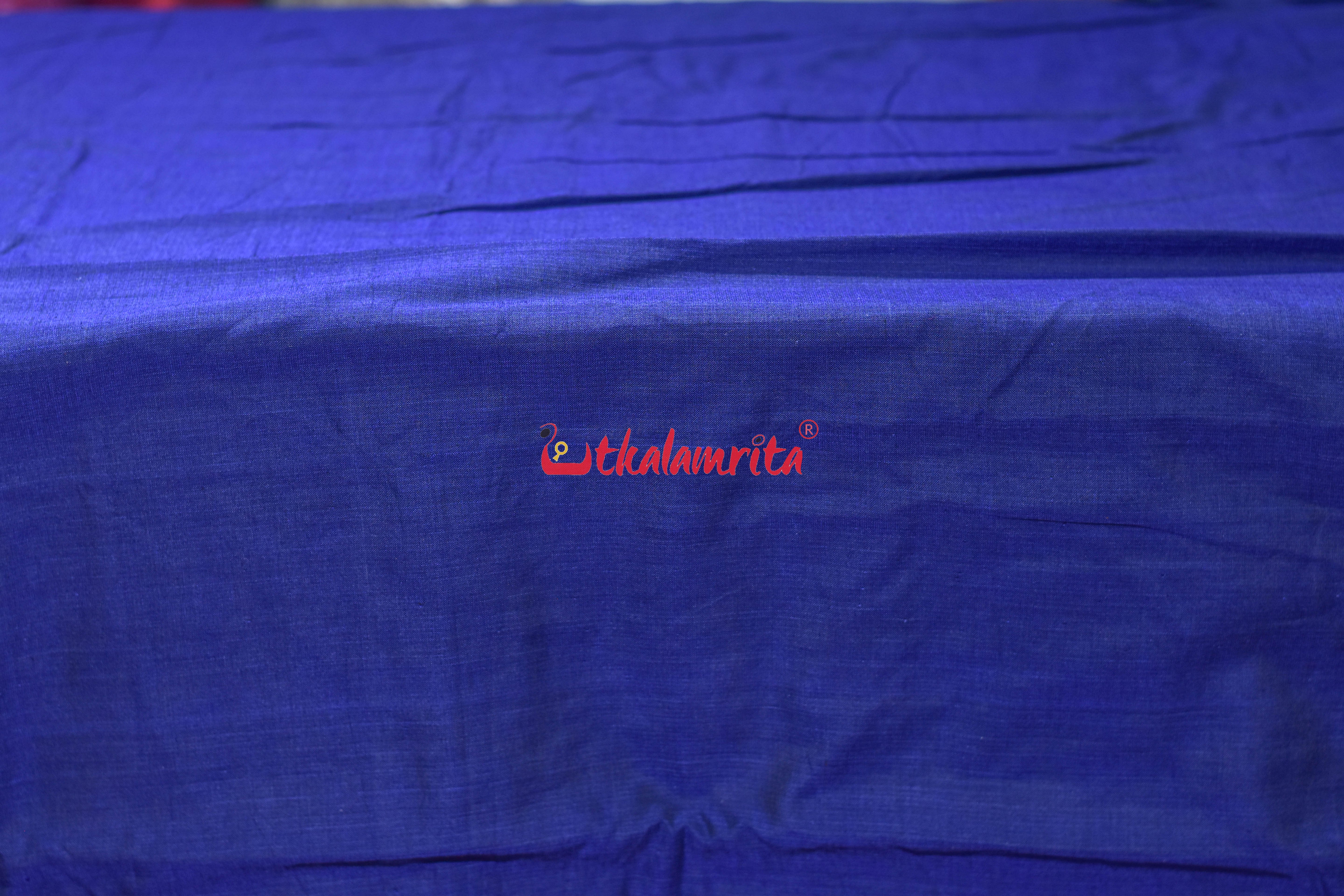 Blue With Ikat Border (Fabric)