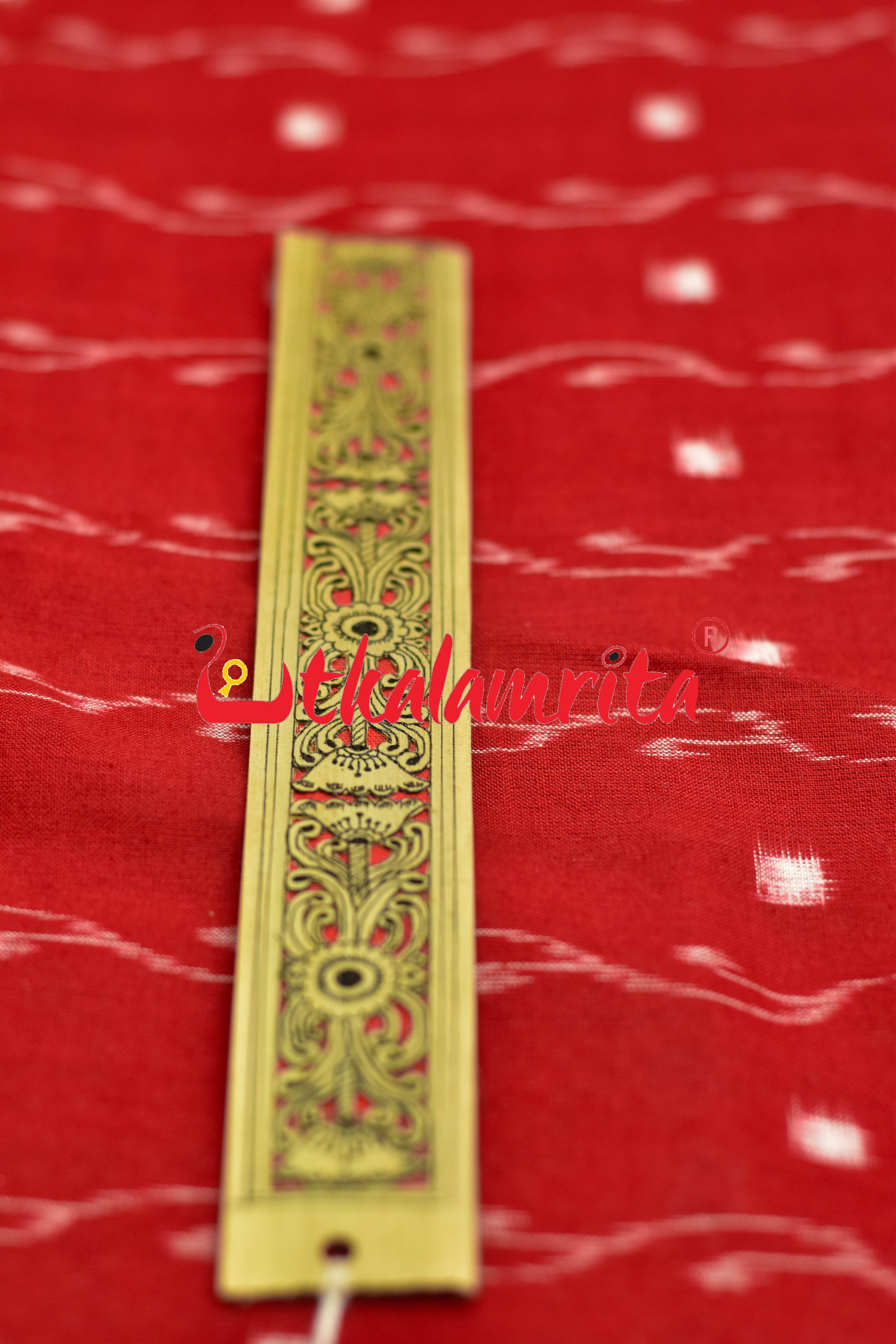 Orange 3D Big Flower (Talapatra Bookmark)
