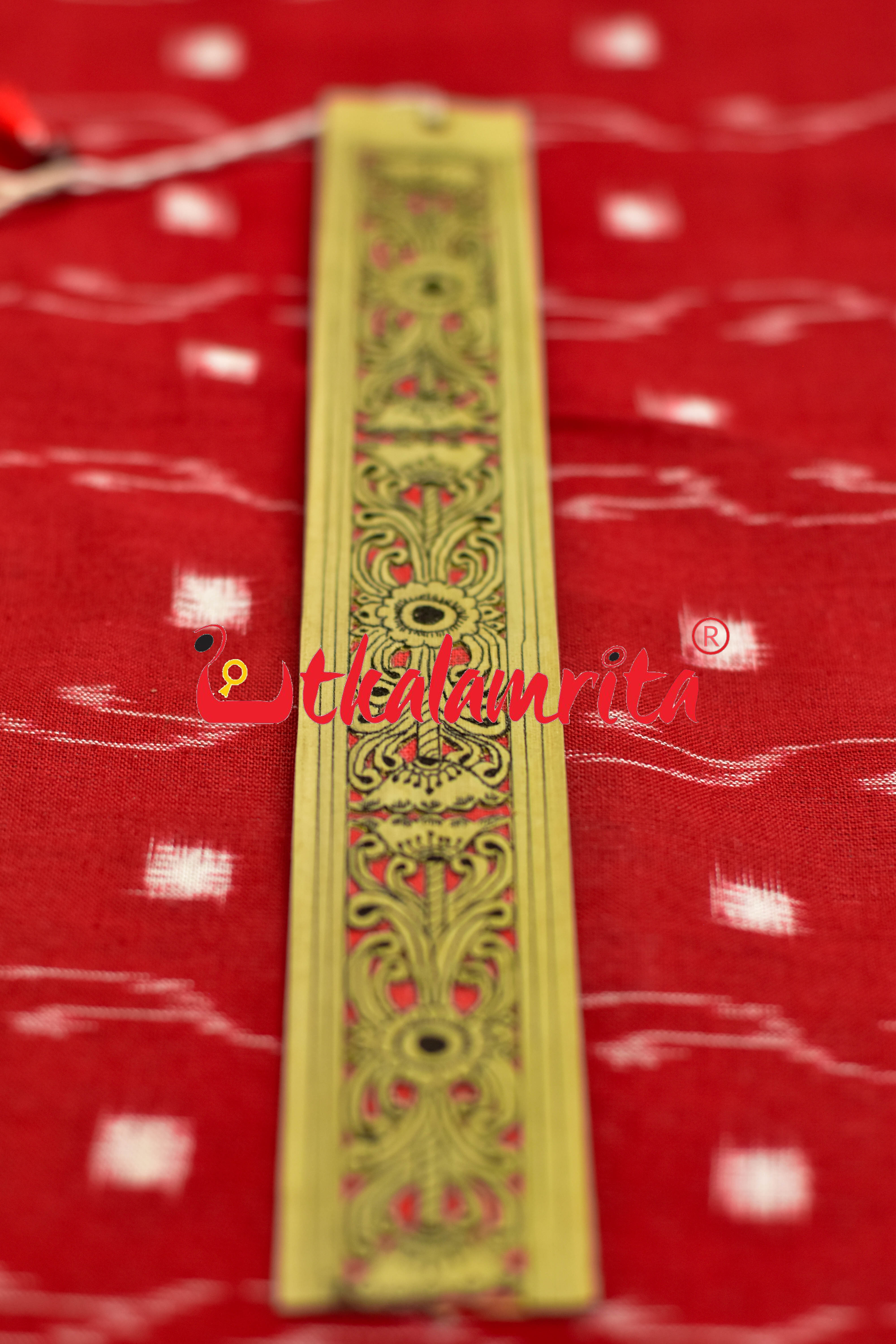 Orange 3D Big Flower (Talapatra Bookmark)