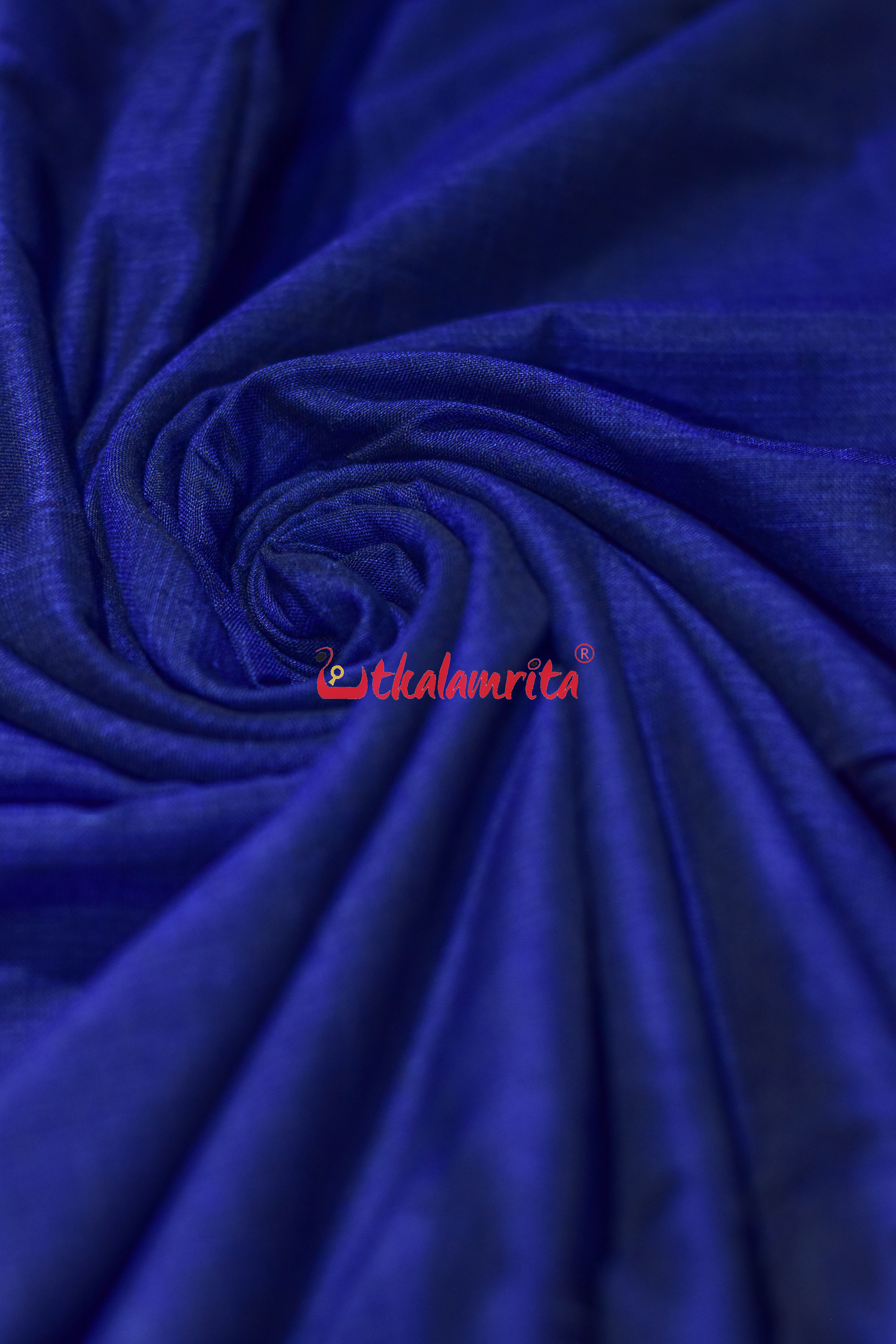 Blue With Ikat Border (Fabric)