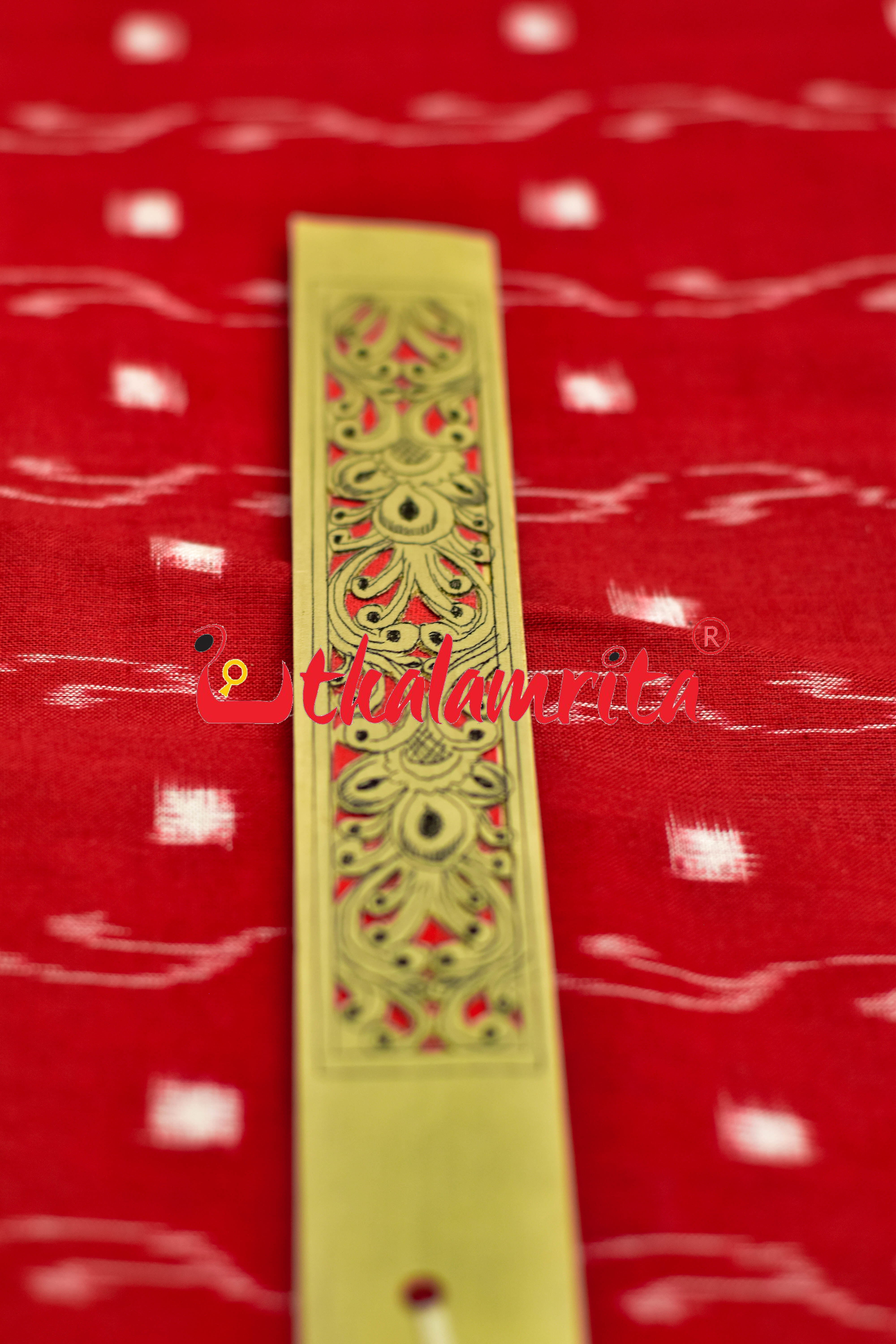 Orange Small Flowers (Talapatra Bookmark)