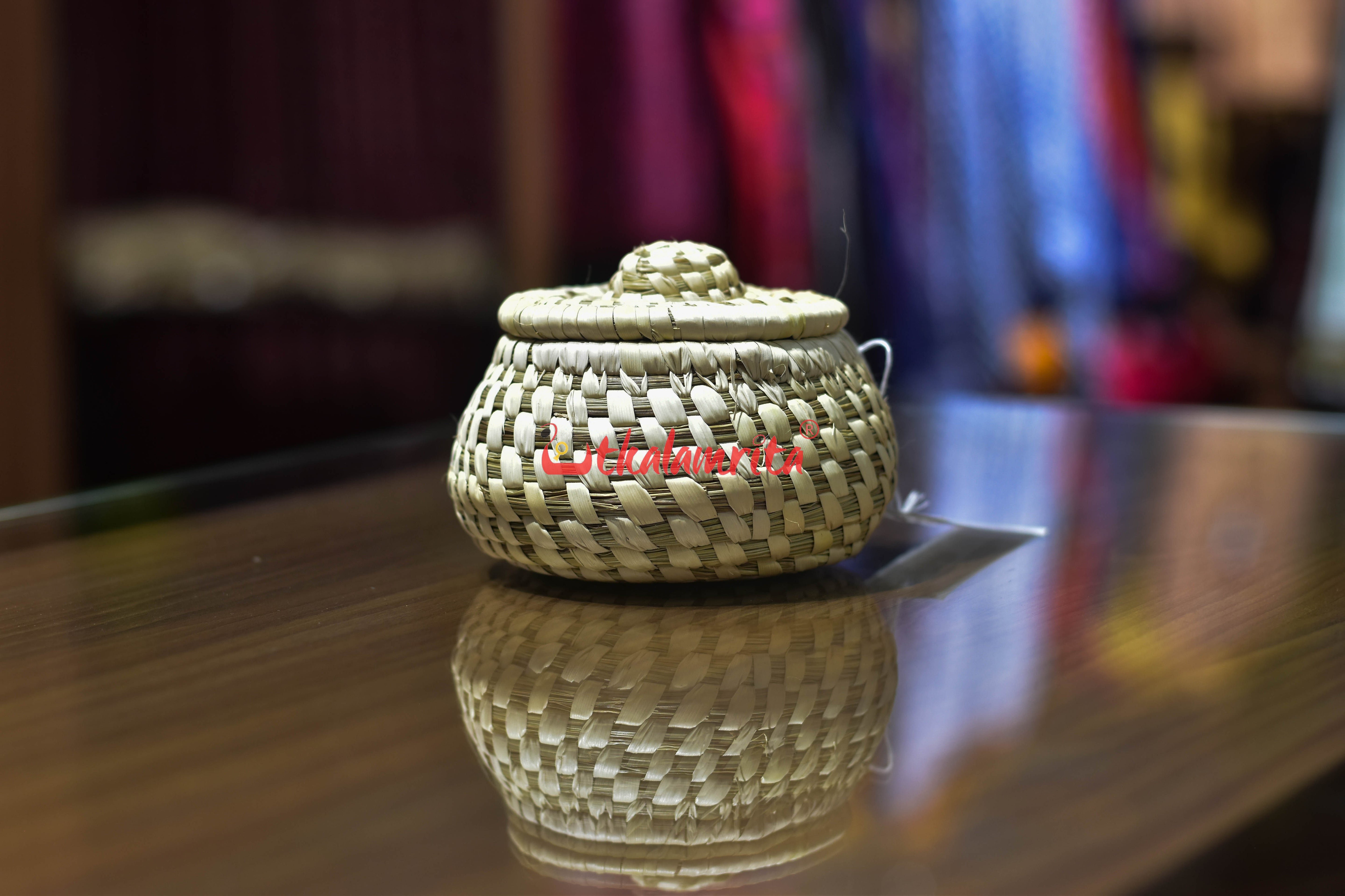 Sabai Grass Natural Jewellery Box